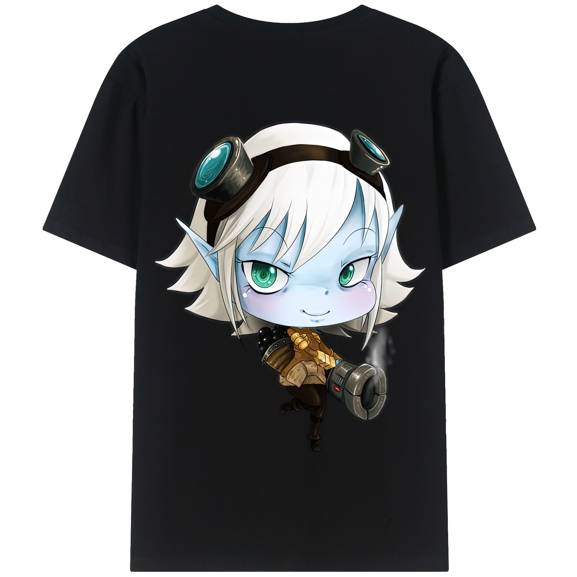 リーグ・オブ・レジェンド League of Legends LOL 綿100％半袖Tシャツ（背面プリント）