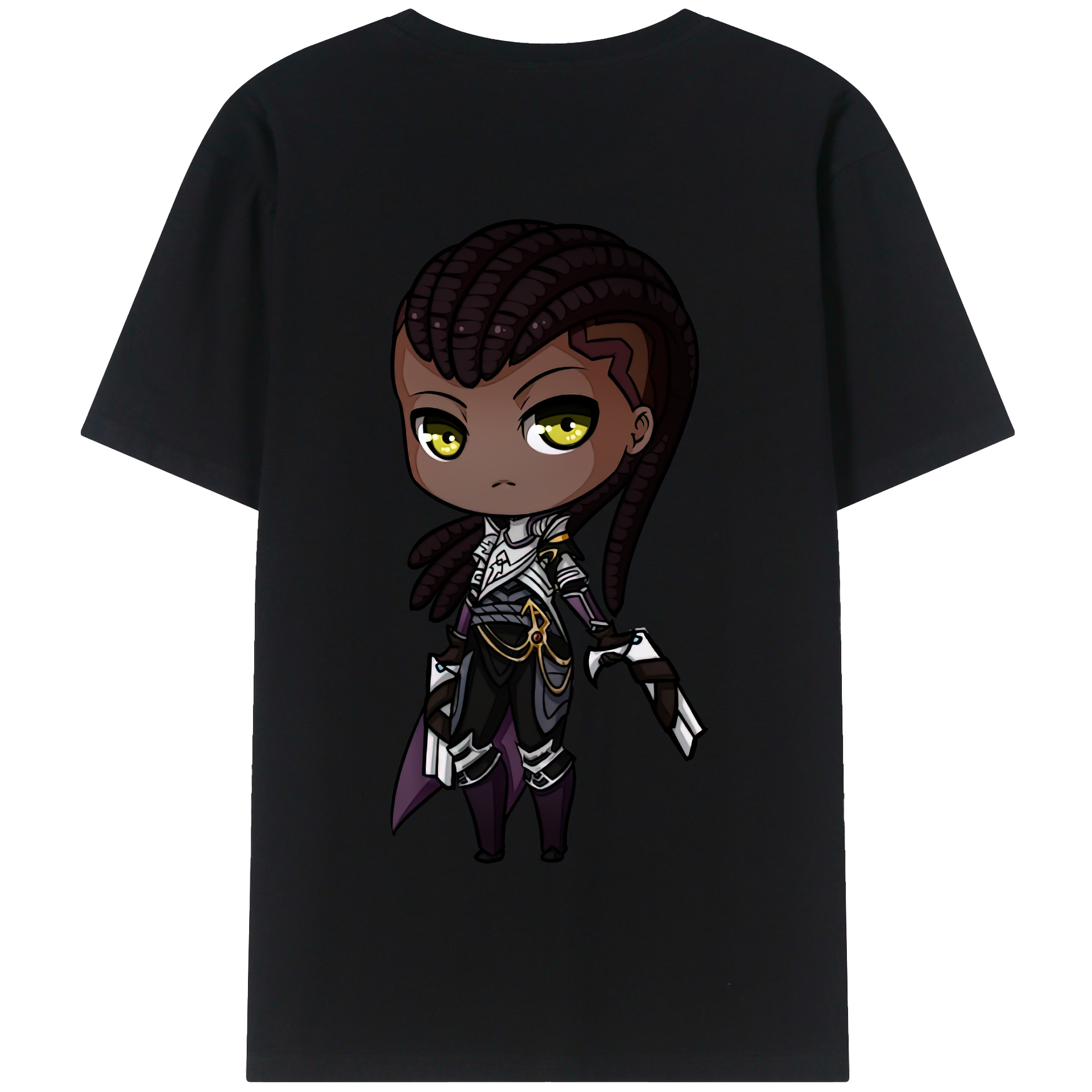 リーグ・オブ・レジェンド League of Legends LOL 綿100％半袖Tシャツ（背面プリント）