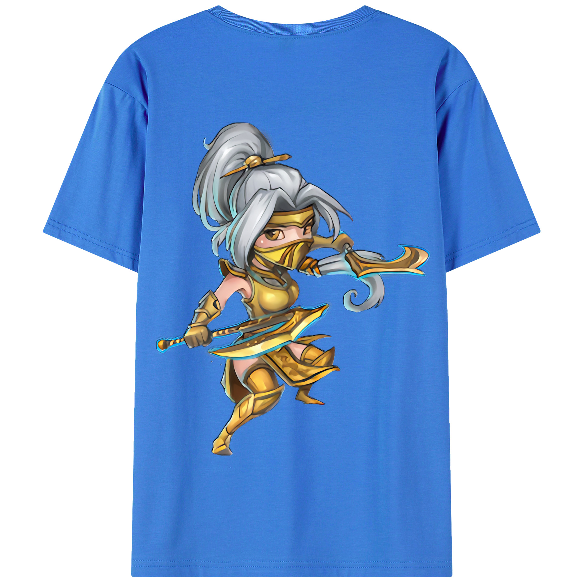 リーグ・オブ・レジェンド League of Legends LOL 綿100％半袖Tシャツ（背面プリント）