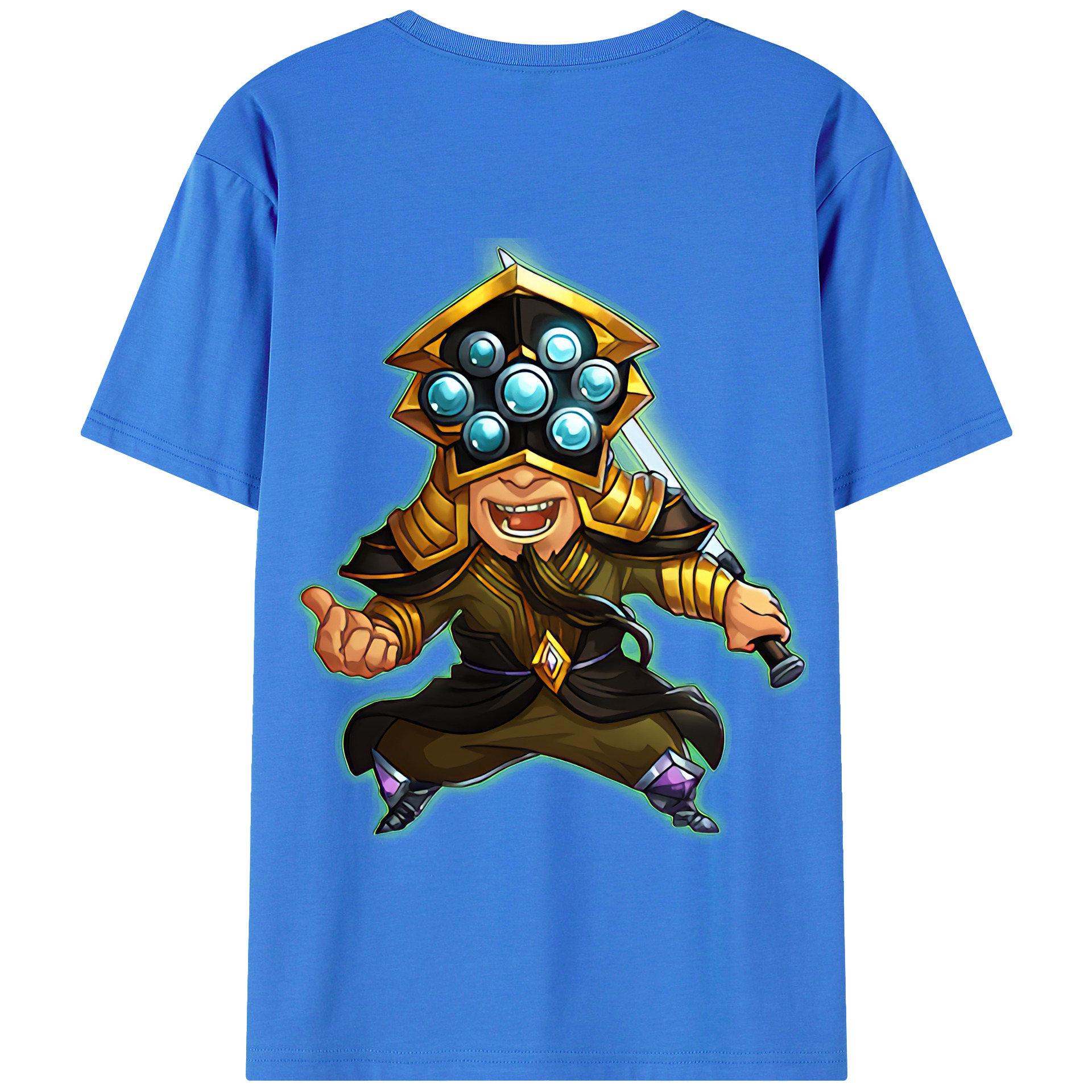 リーグ・オブ・レジェンド League of Legends LOL 綿100％半袖Tシャツ（背面プリント）