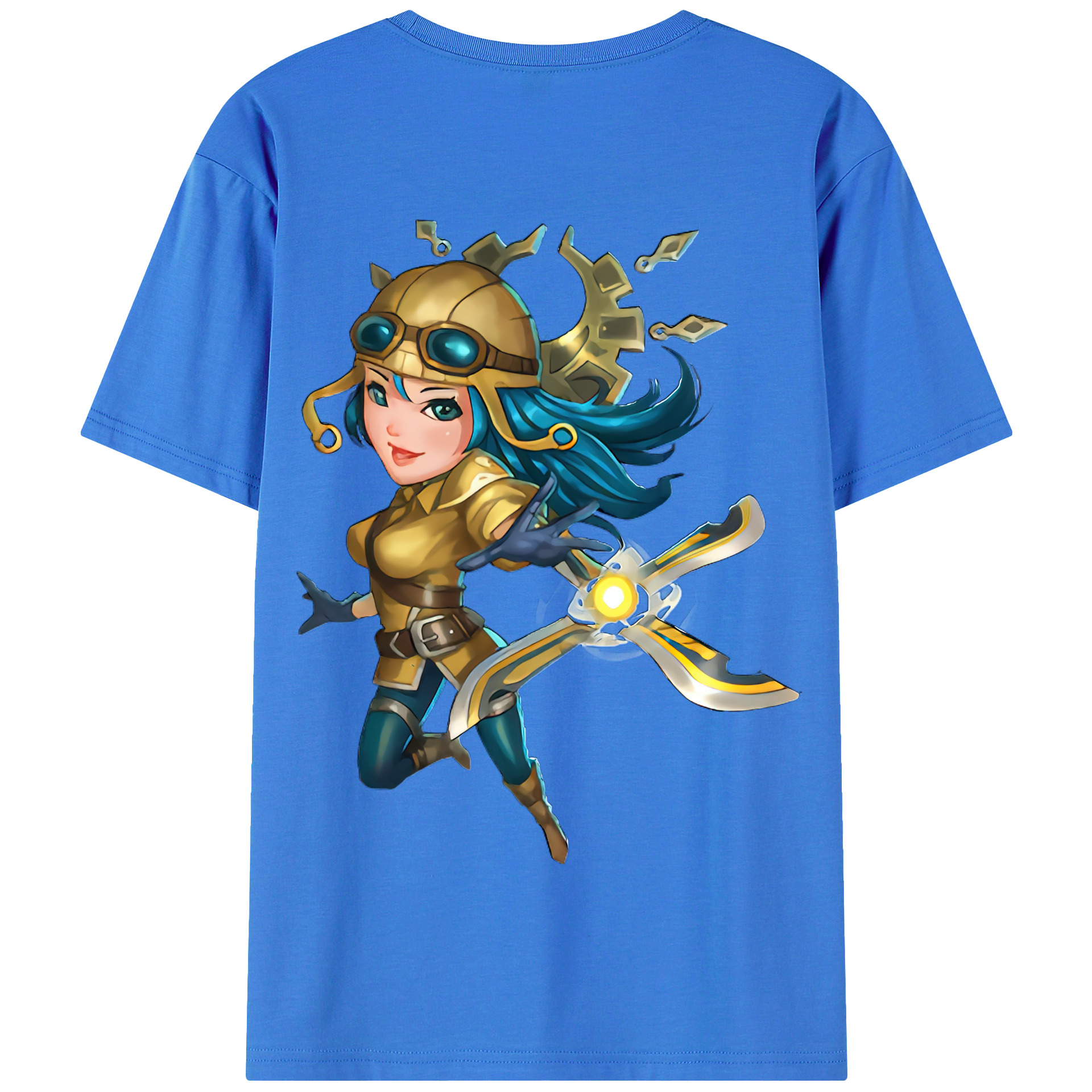 リーグ・オブ・レジェンド League of Legends LOL 綿100％半袖Tシャツ（背面プリント）