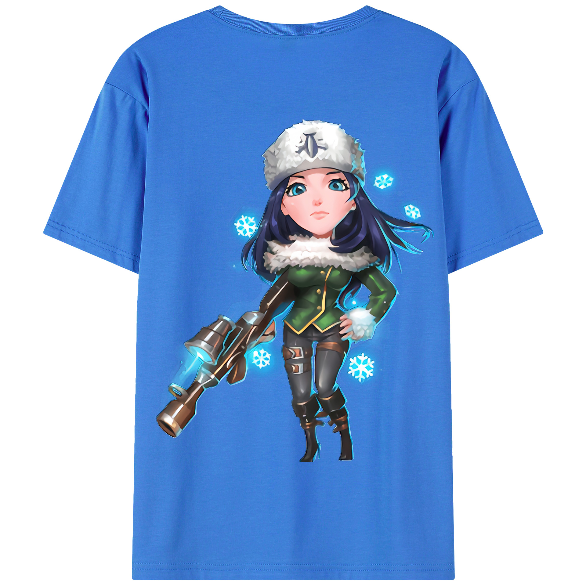 リーグ・オブ・レジェンド League of Legends LOL 綿100％半袖Tシャツ（背面プリント）