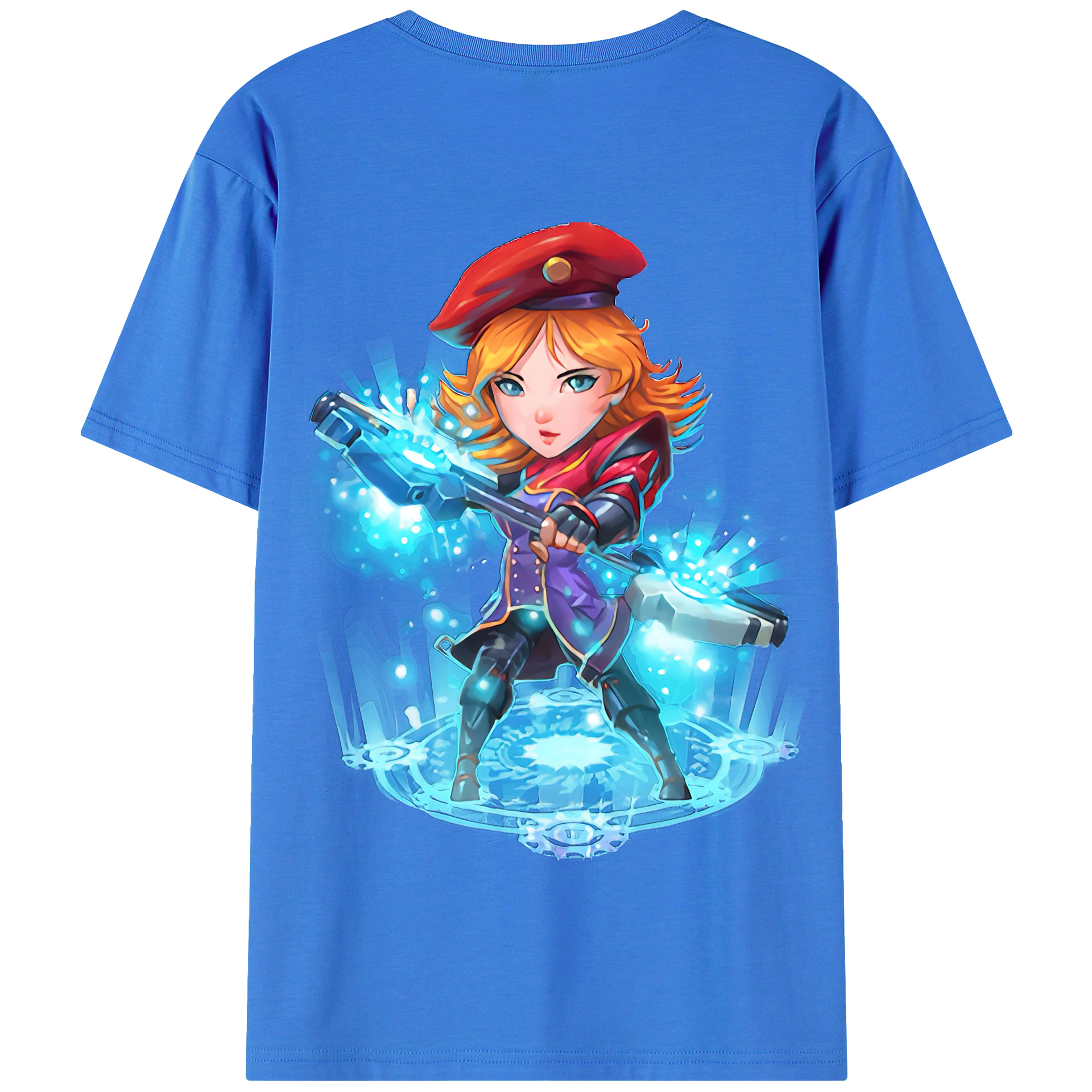 リーグ・オブ・レジェンド League of Legends LOL 綿100％半袖Tシャツ（背面プリント）