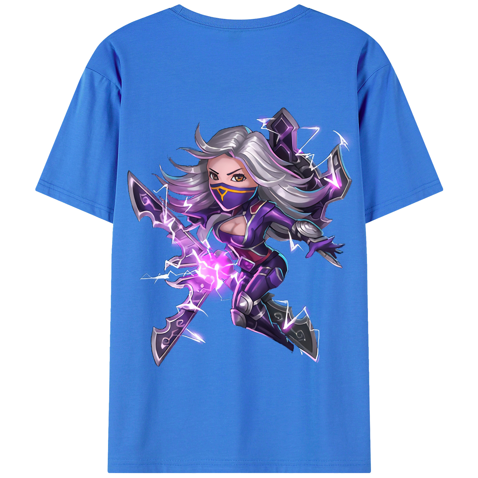 リーグ・オブ・レジェンド League of Legends LOL 綿100％半袖Tシャツ（背面プリント）