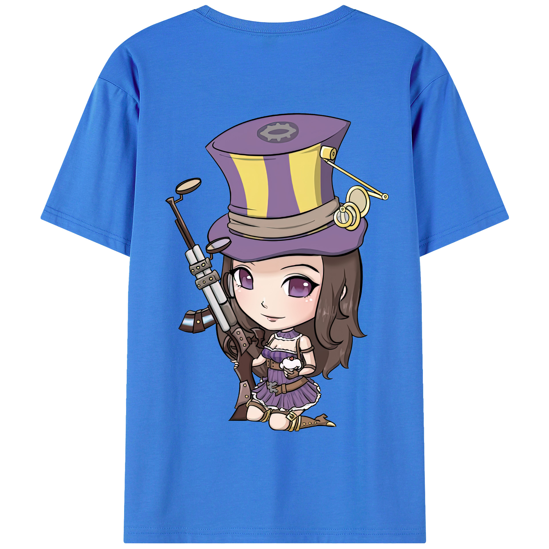 リーグ・オブ・レジェンド League of Legends LOL 綿100％半袖Tシャツ（背面プリント）