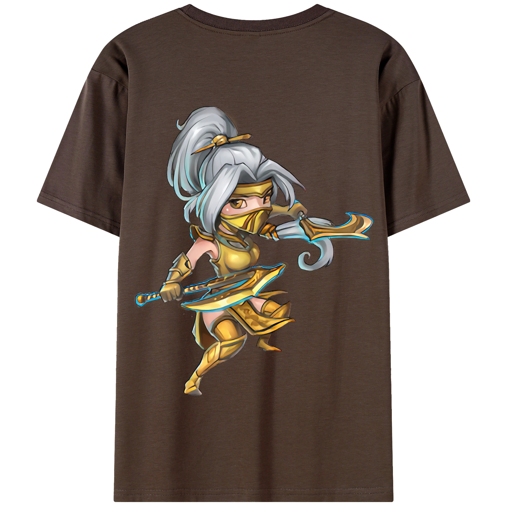 リーグ・オブ・レジェンド League of Legends LOL 綿100％半袖Tシャツ（背面プリント）