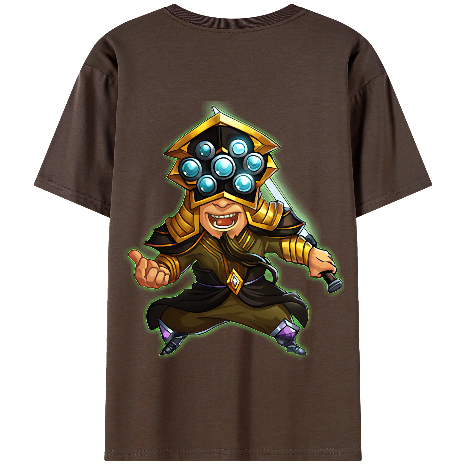 リーグ・オブ・レジェンド League of Legends LOL 綿100％半袖Tシャツ（背面プリント）