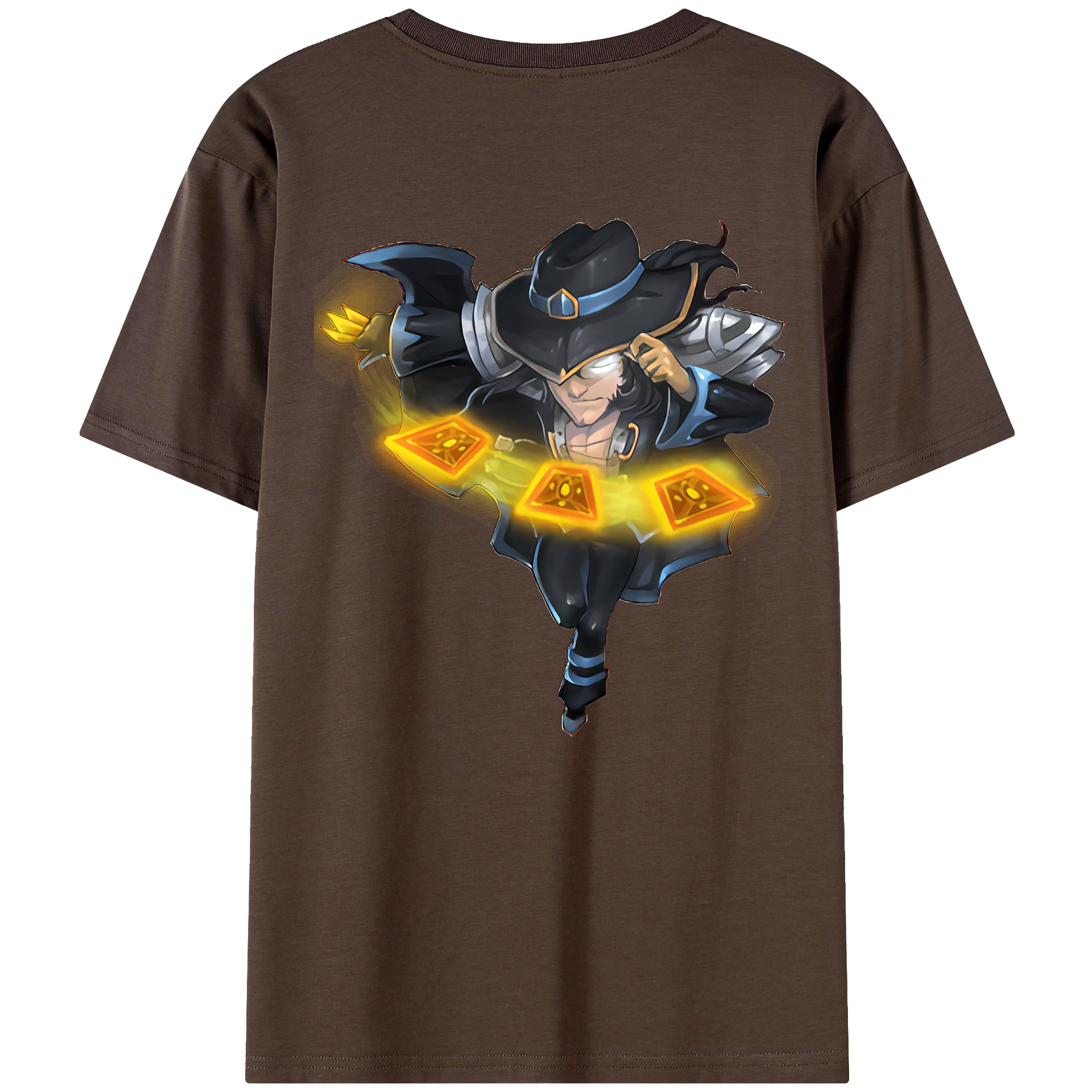 リーグ・オブ・レジェンド League of Legends LOL 綿100％半袖Tシャツ（背面プリント）