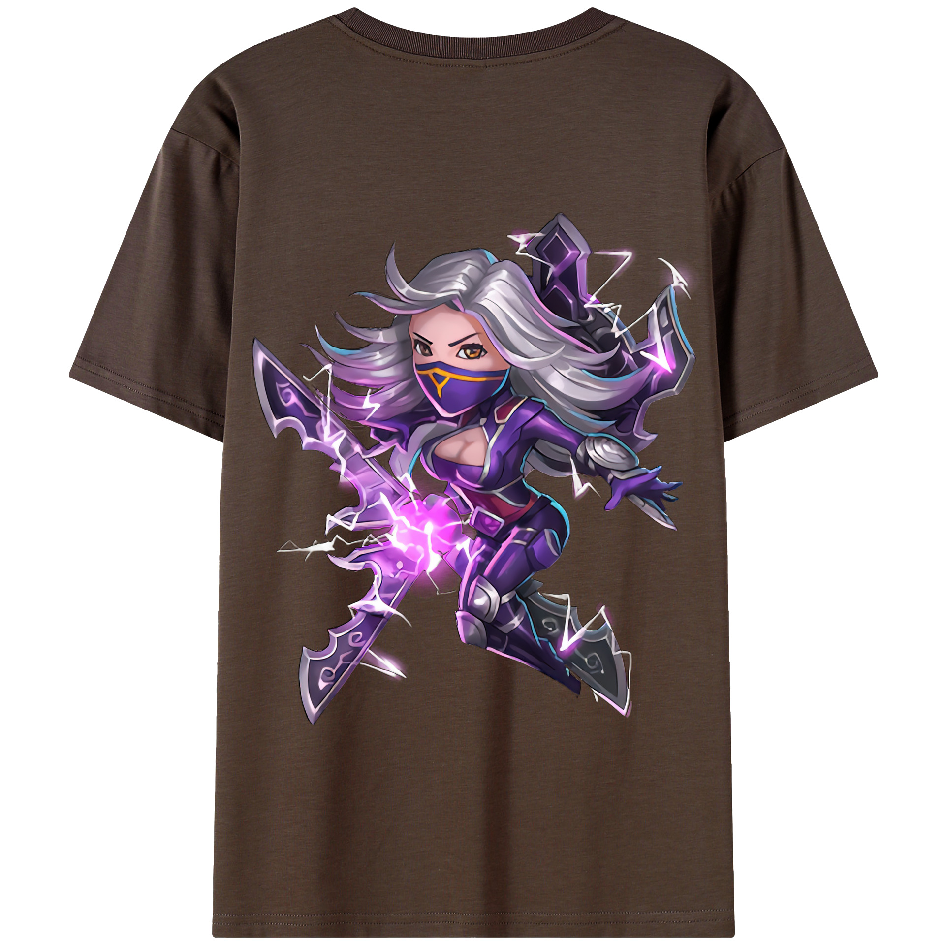 リーグ・オブ・レジェンド League of Legends LOL 綿100％半袖Tシャツ（背面プリント）