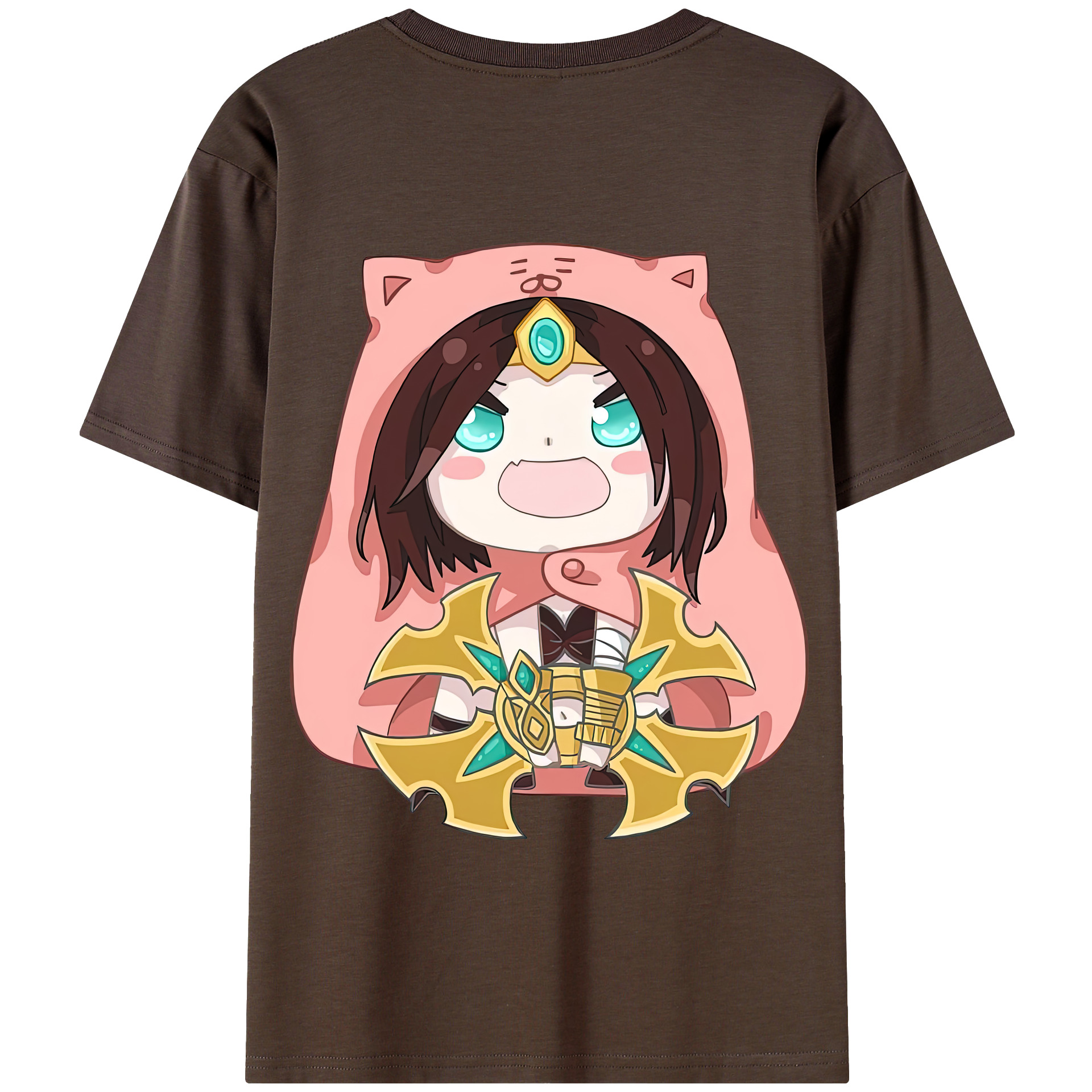 リーグ・オブ・レジェンド League of Legends LOL 綿100％半袖Tシャツ（背面プリント）