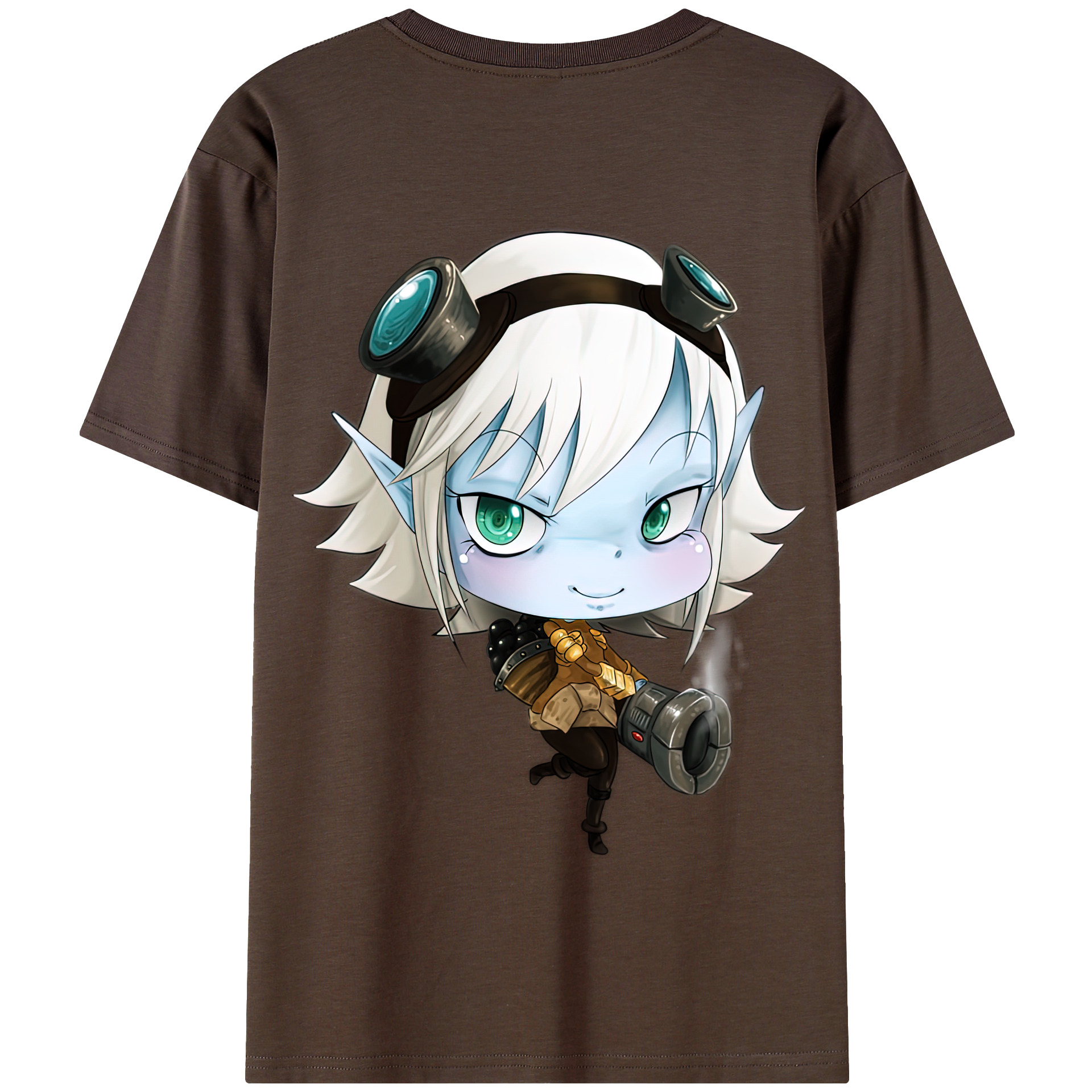 リーグ・オブ・レジェンド League of Legends LOL 綿100％半袖Tシャツ（背面プリント）