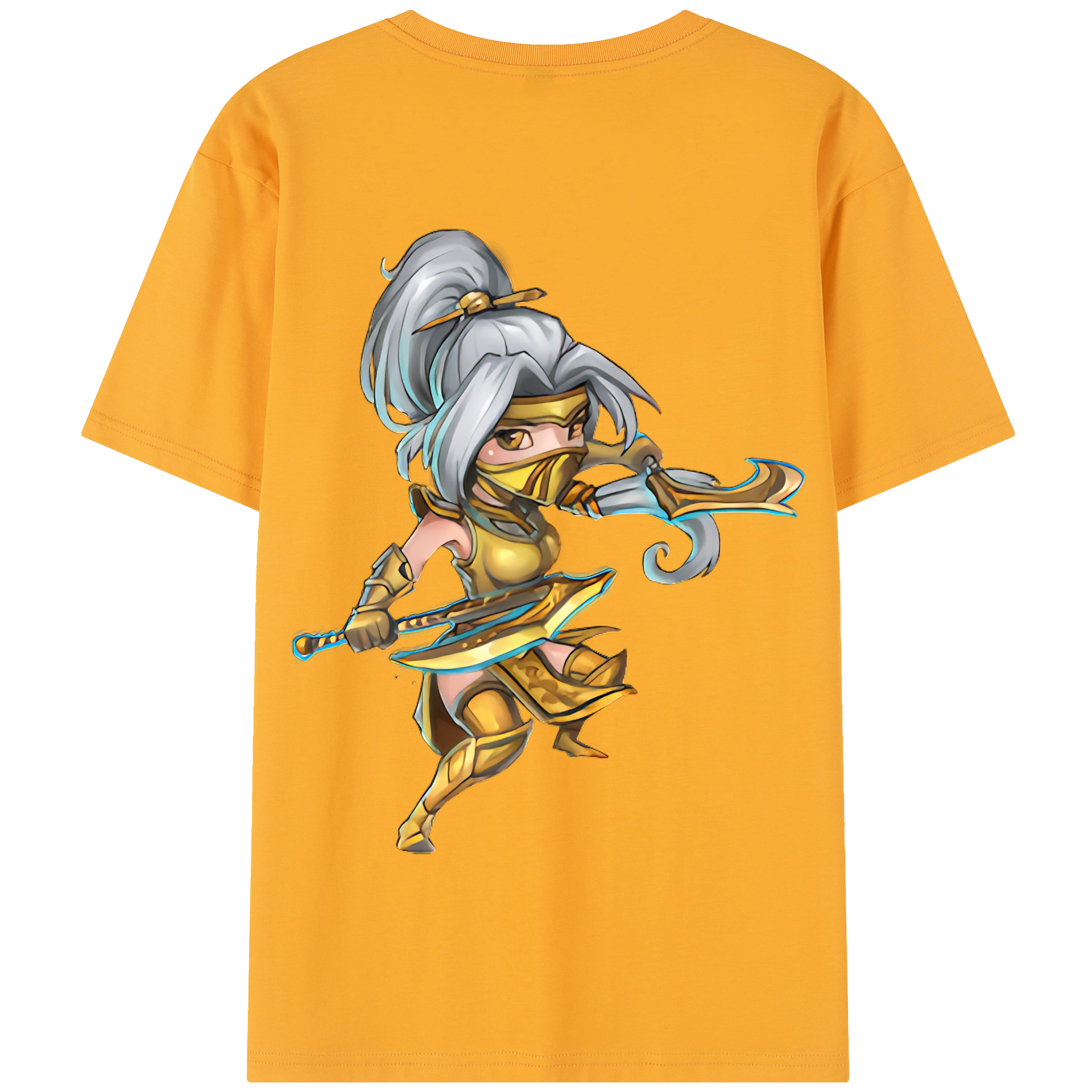 リーグ・オブ・レジェンド League of Legends LOL 綿100％半袖Tシャツ（背面プリント）
