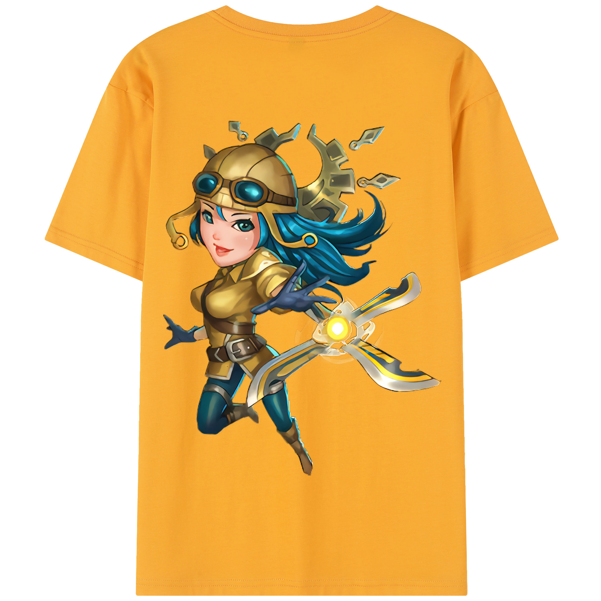 リーグ・オブ・レジェンド League of Legends LOL 綿100％半袖Tシャツ（背面プリント）