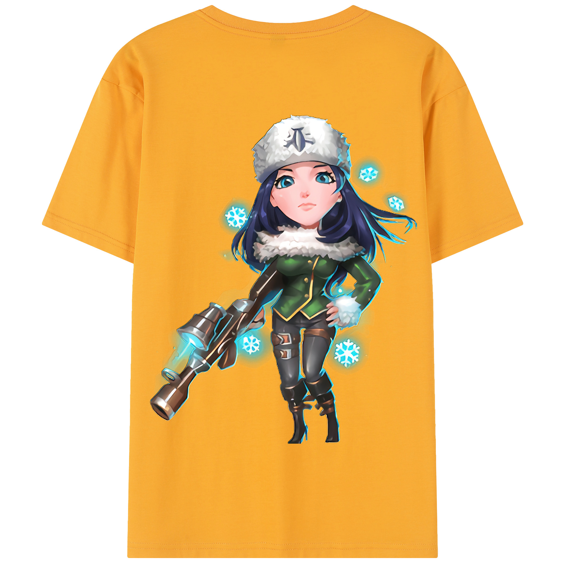 リーグ・オブ・レジェンド League of Legends LOL 綿100％半袖Tシャツ（背面プリント）