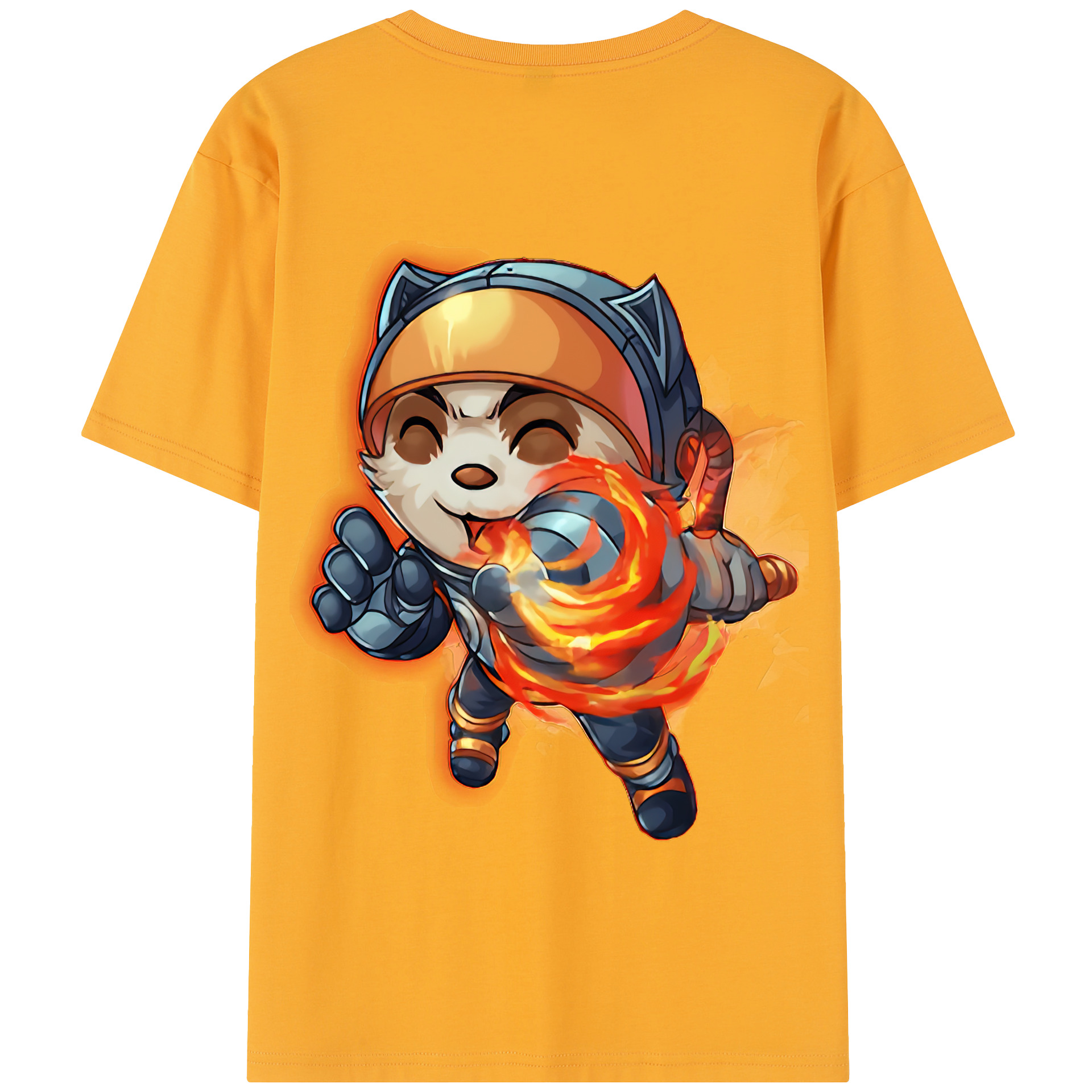 リーグ・オブ・レジェンド League of Legends LOL 綿100％半袖Tシャツ（背面プリント）