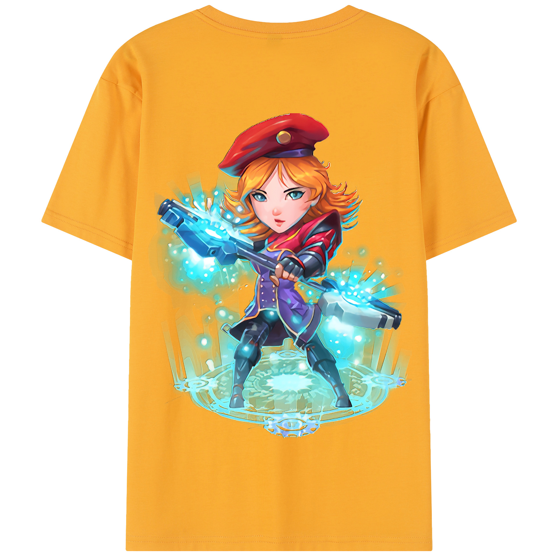 リーグ・オブ・レジェンド League of Legends LOL 綿100％半袖Tシャツ（背面プリント）