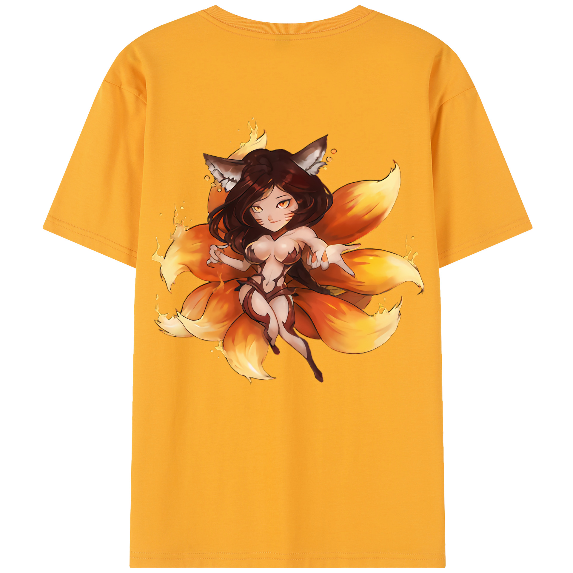 リーグ・オブ・レジェンド League of Legends LOL 綿100％半袖Tシャツ（背面プリント）