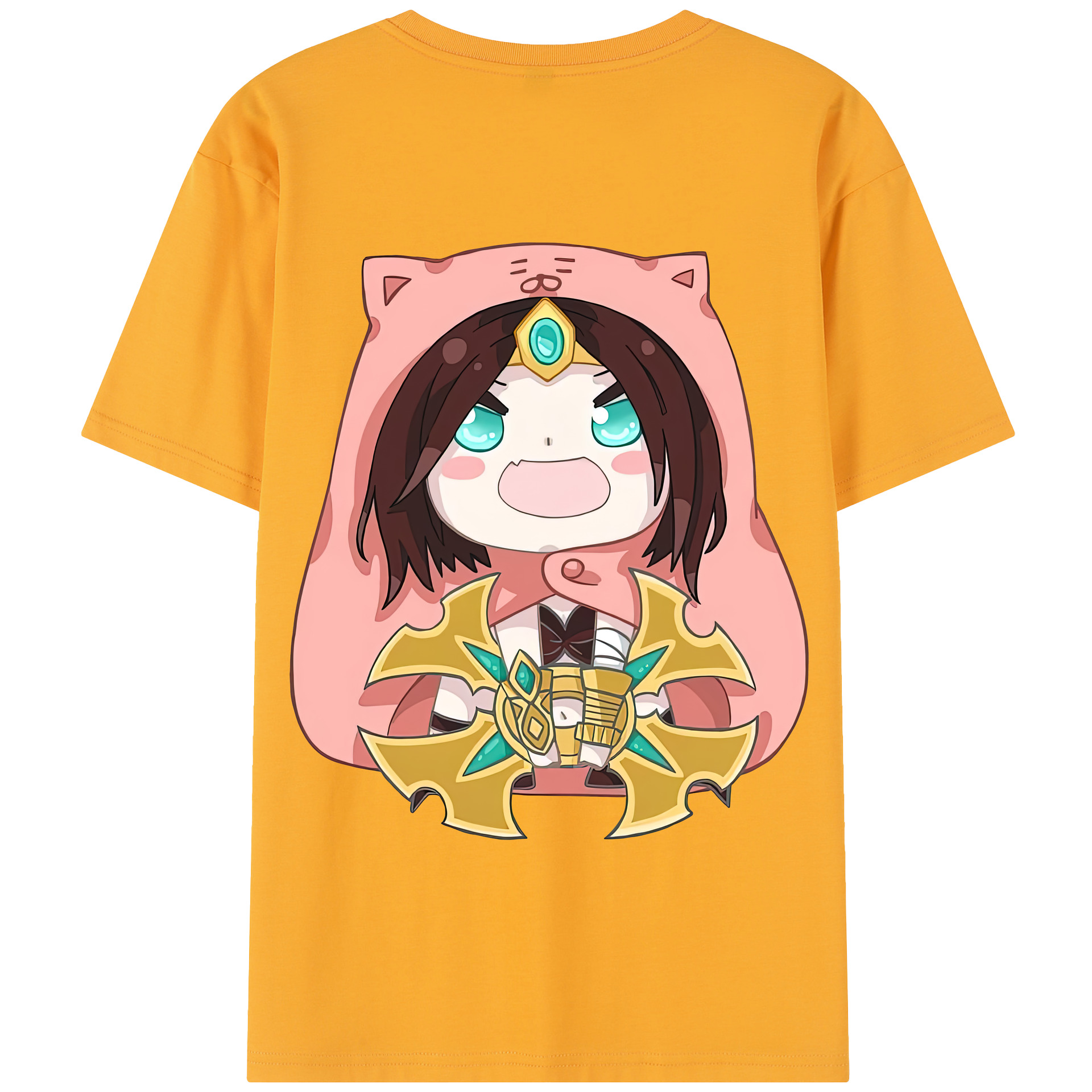 リーグ・オブ・レジェンド League of Legends LOL 綿100％半袖Tシャツ（背面プリント）