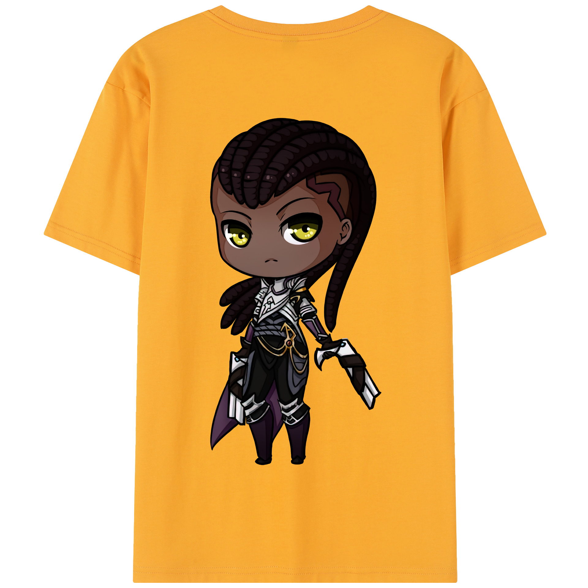 リーグ・オブ・レジェンド League of Legends LOL 綿100％半袖Tシャツ（背面プリント）