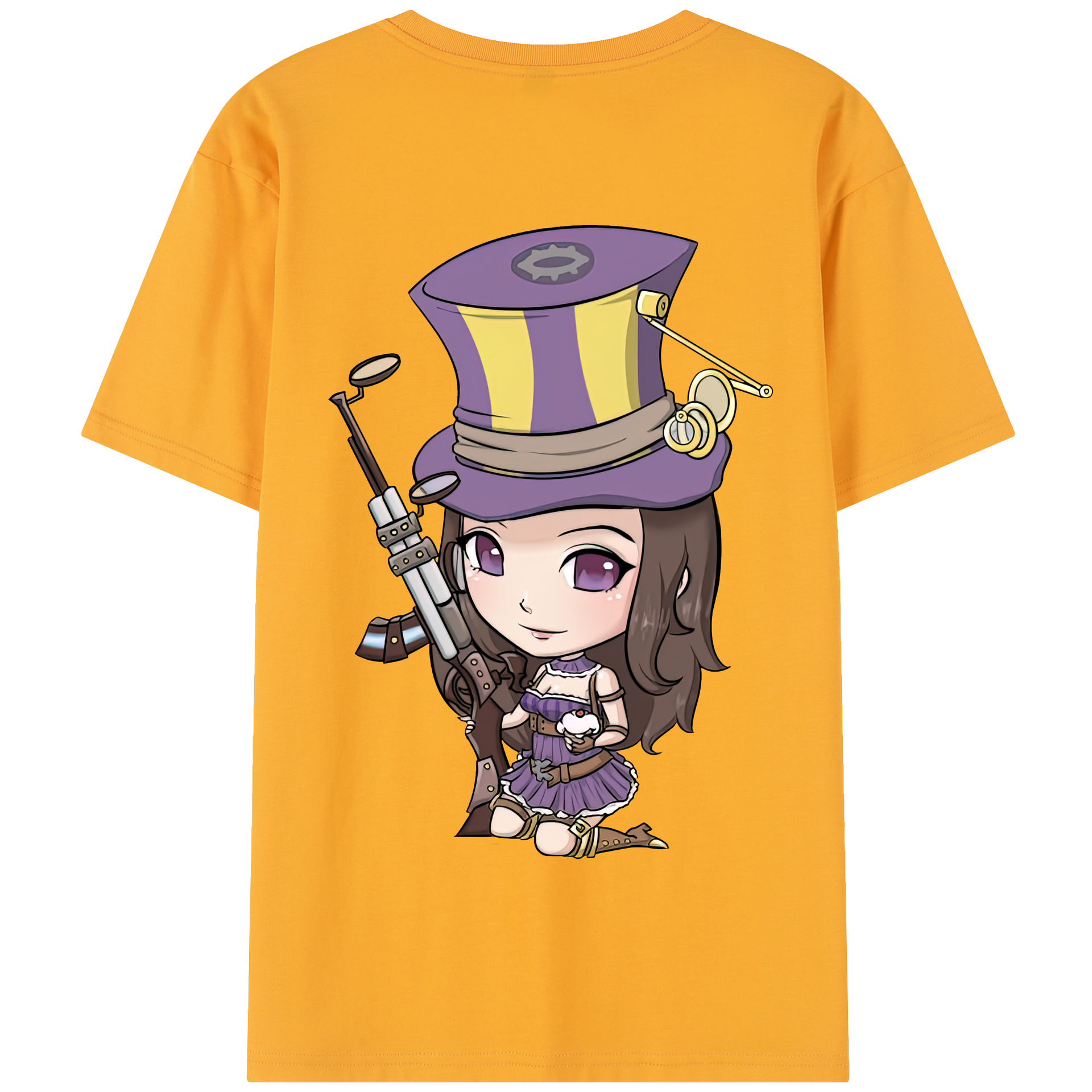リーグ・オブ・レジェンド League of Legends LOL 綿100％半袖Tシャツ（背面プリント）