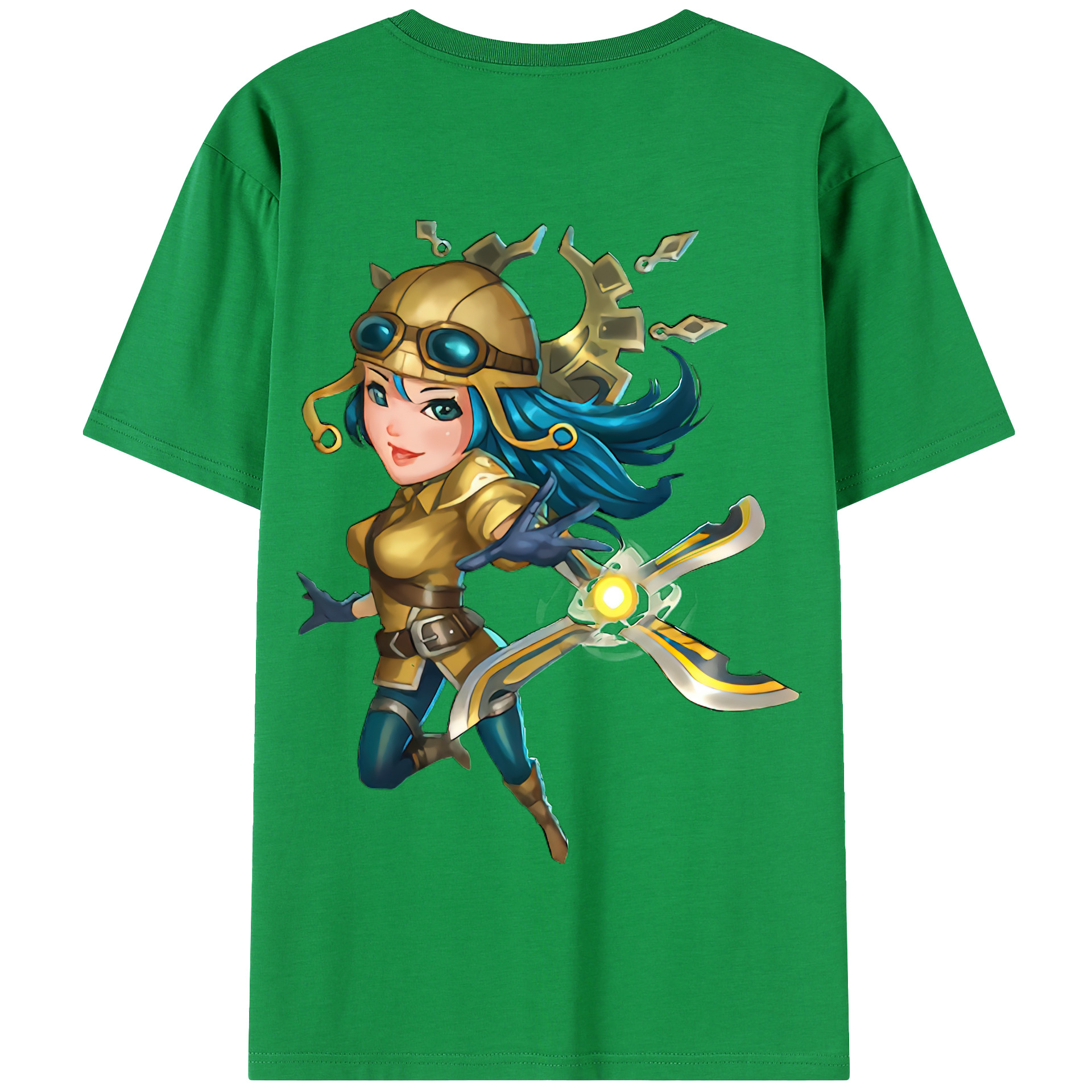 リーグ・オブ・レジェンド League of Legends LOL 綿100％半袖Tシャツ（背面プリント）
