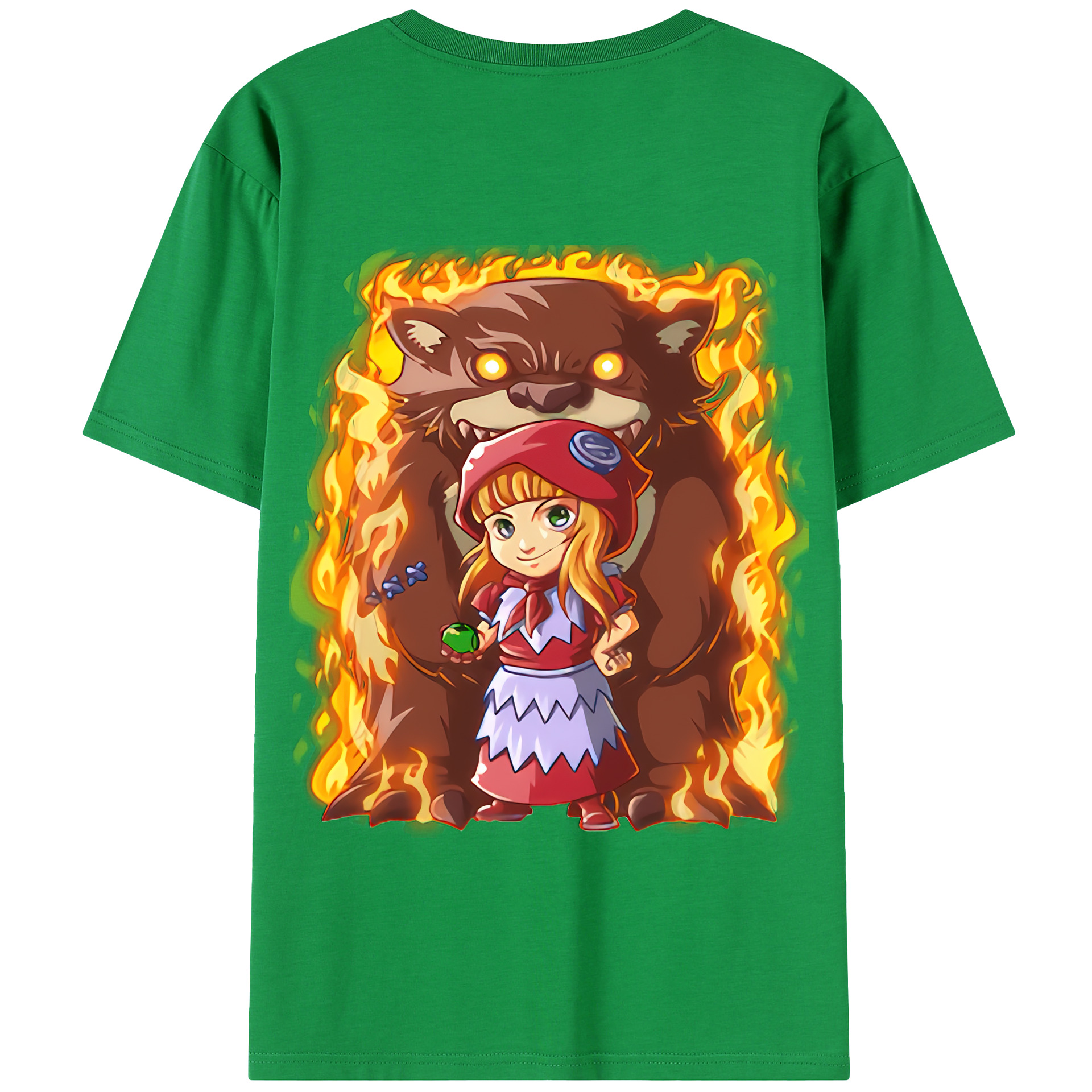 リーグ・オブ・レジェンド League of Legends LOL 綿100％半袖Tシャツ（背面プリント）