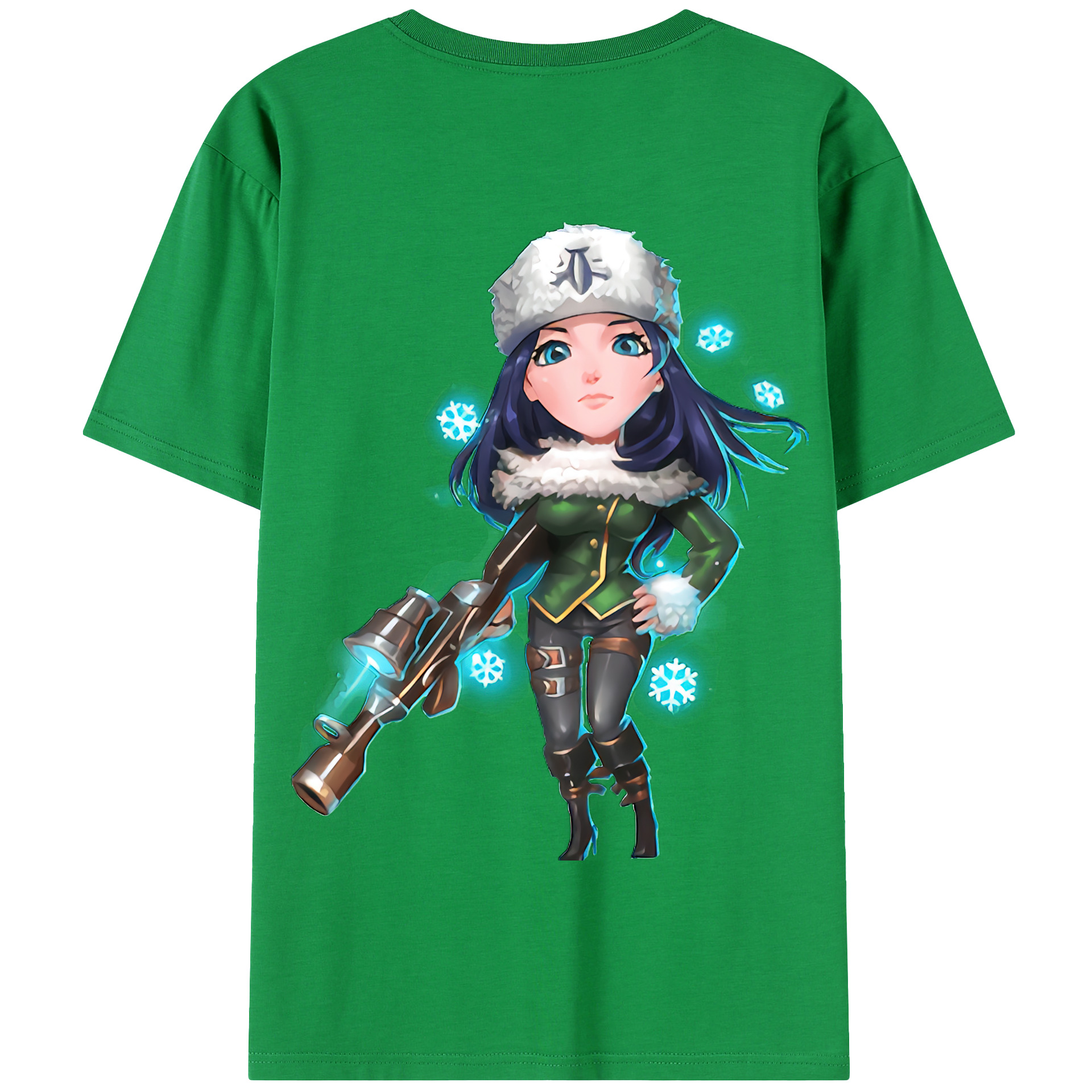 リーグ・オブ・レジェンド League of Legends LOL 綿100％半袖Tシャツ（背面プリント）