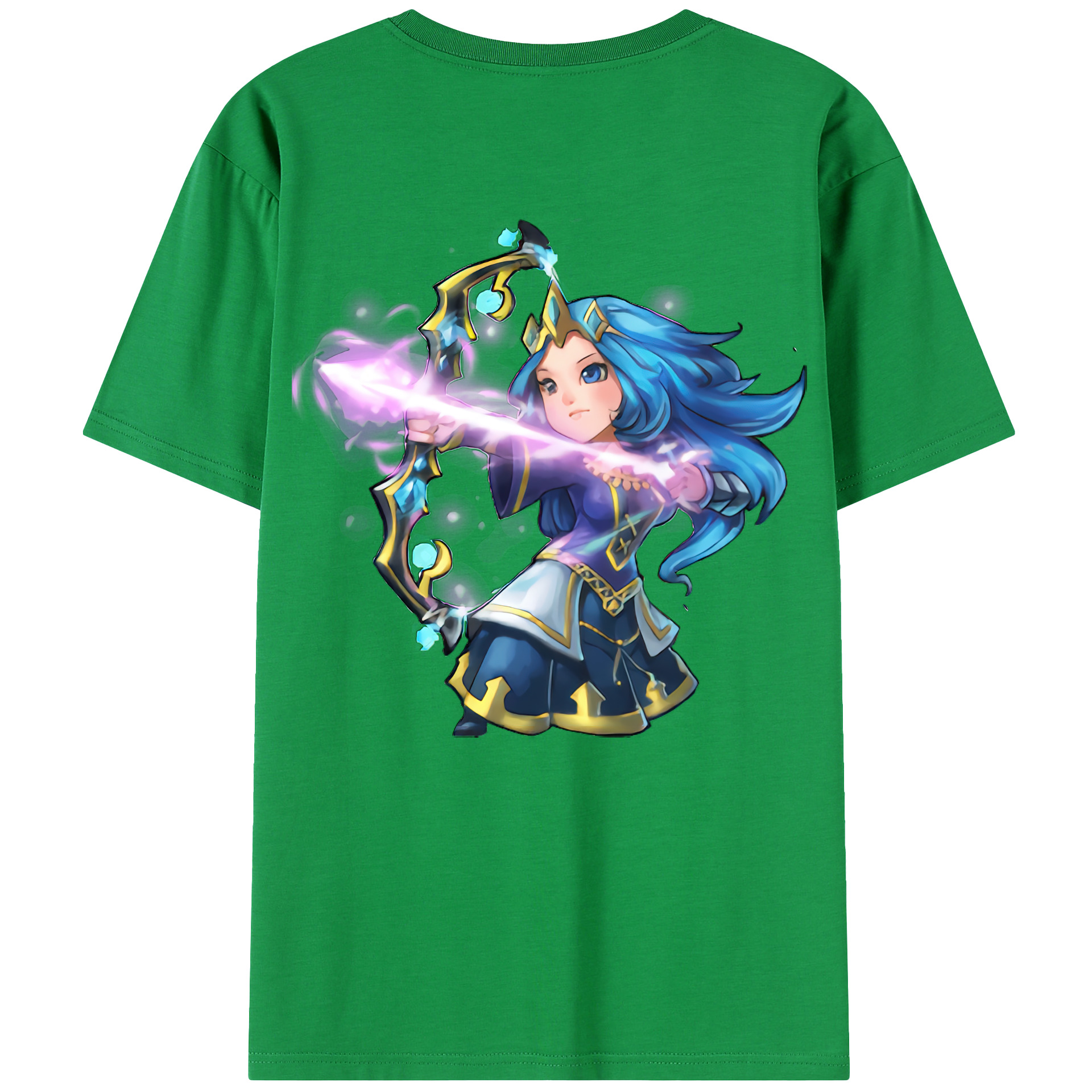 リーグ・オブ・レジェンド League of Legends LOL 綿100％半袖Tシャツ（背面プリント）