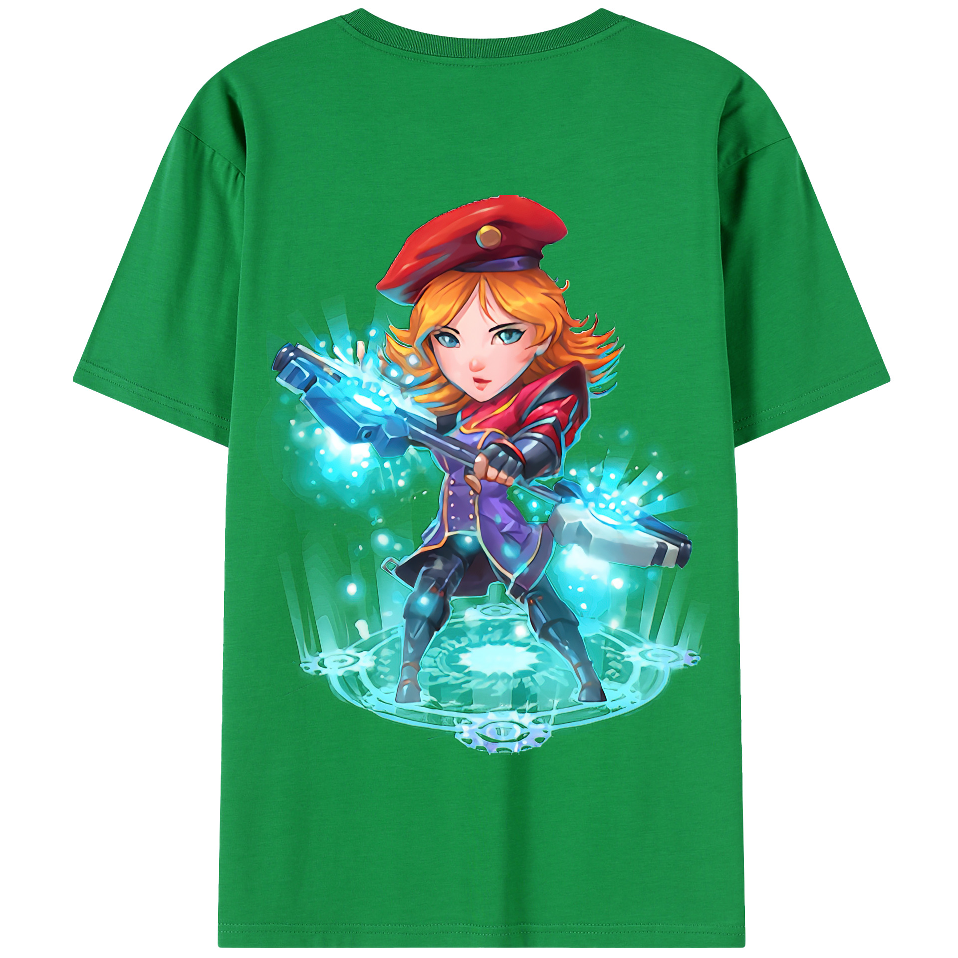 リーグ・オブ・レジェンド League of Legends LOL 綿100％半袖Tシャツ（背面プリント）