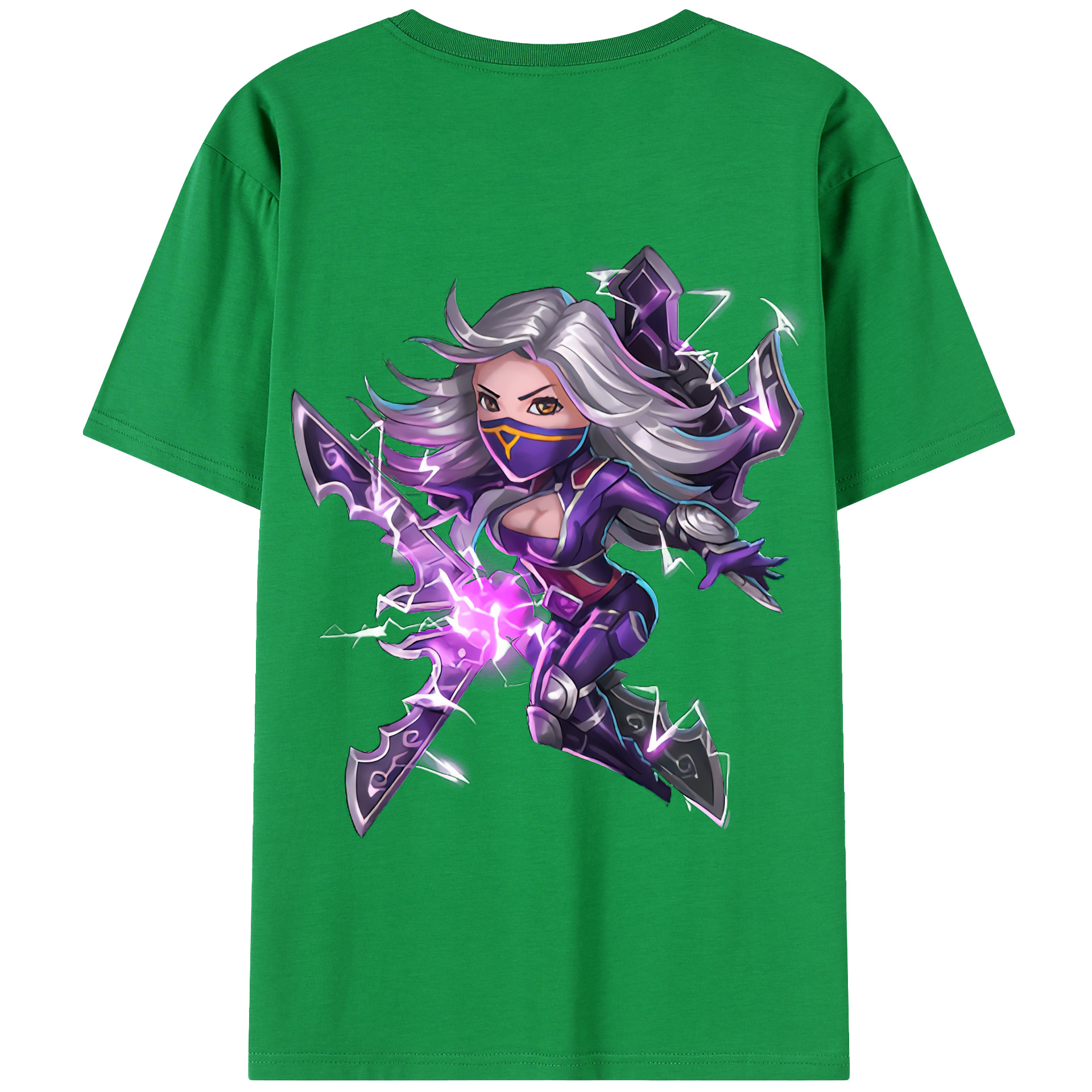 リーグ・オブ・レジェンド League of Legends LOL 綿100％半袖Tシャツ（背面プリント）