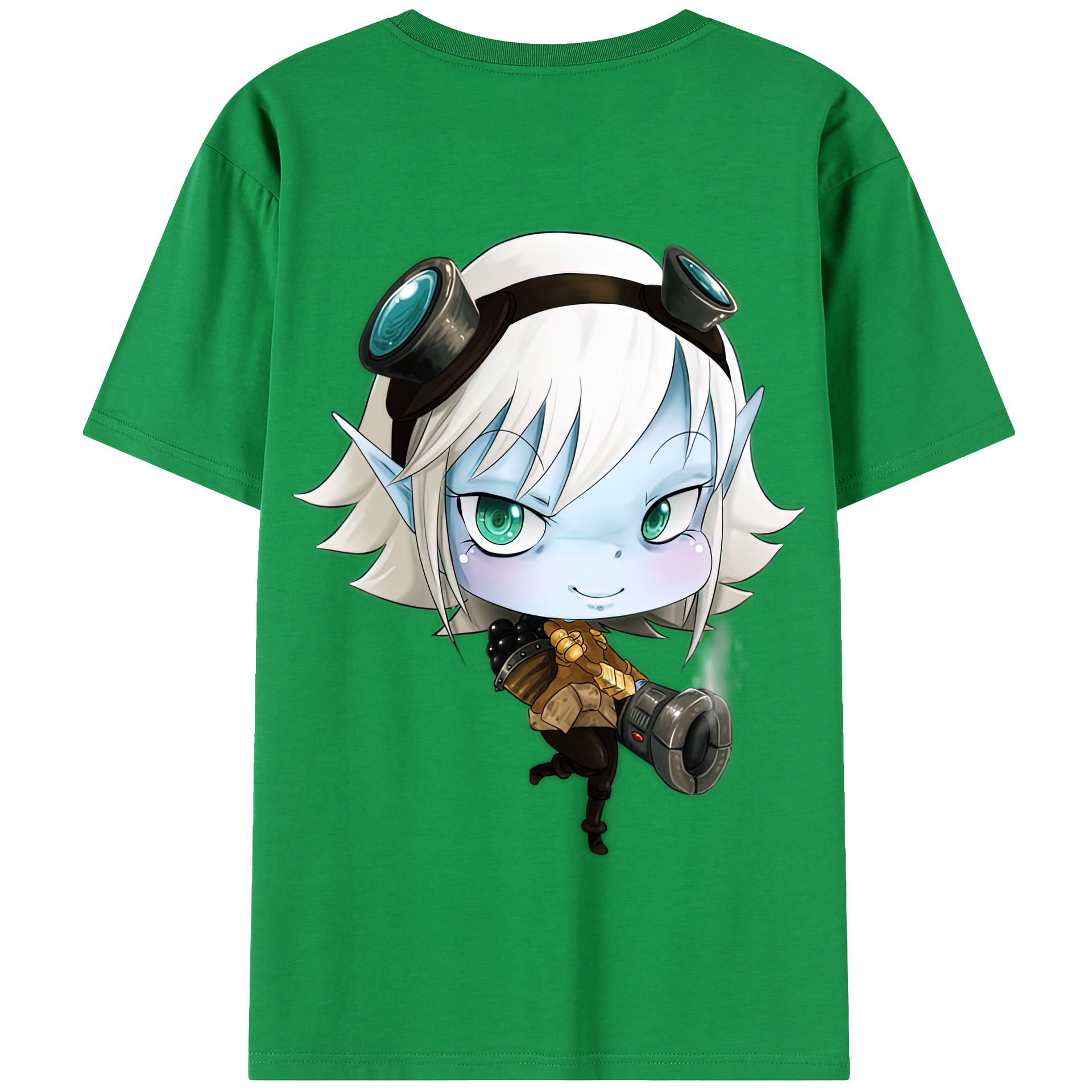 リーグ・オブ・レジェンド League of Legends LOL 綿100％半袖Tシャツ（背面プリント）