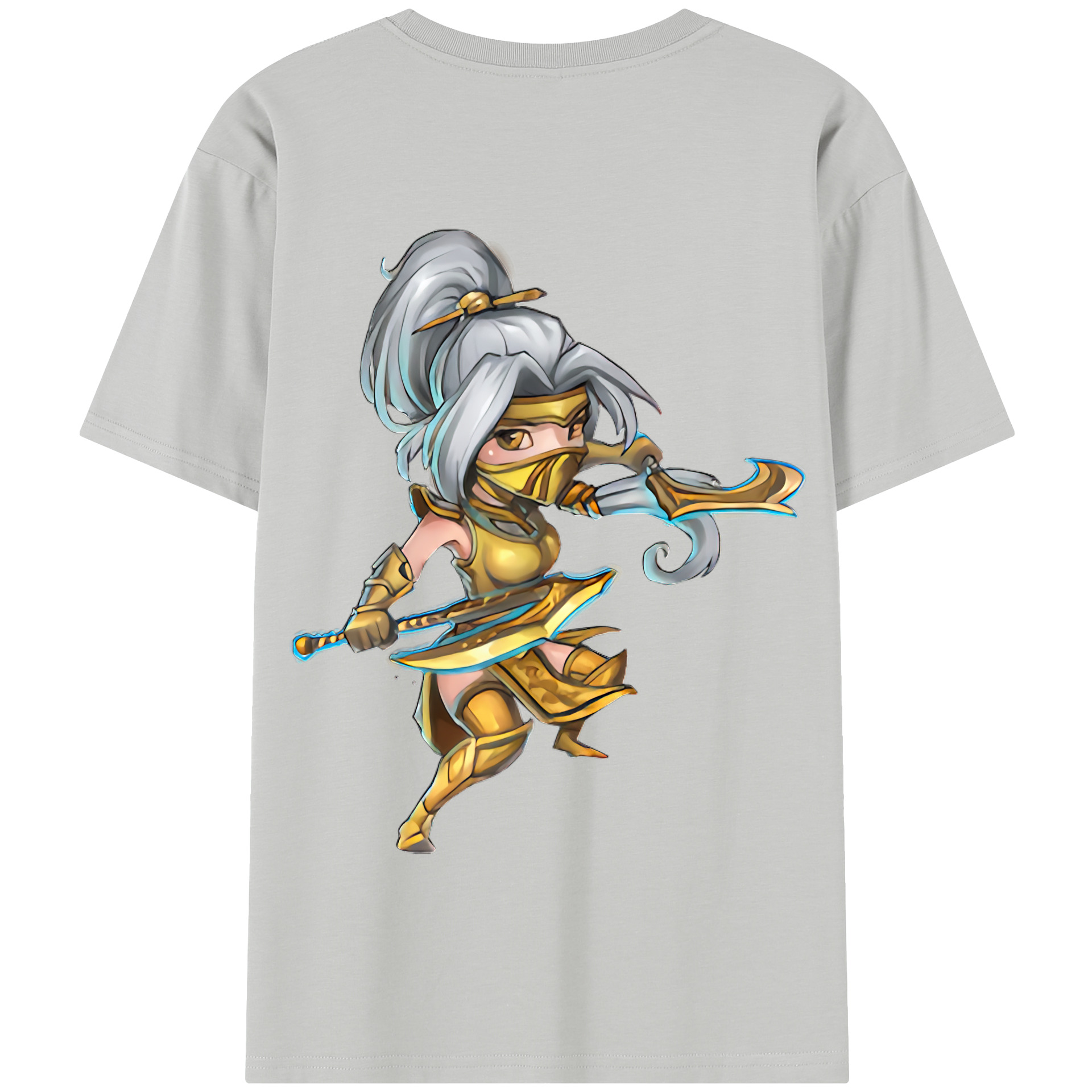 リーグ・オブ・レジェンド League of Legends LOL 綿100％半袖Tシャツ（背面プリント）