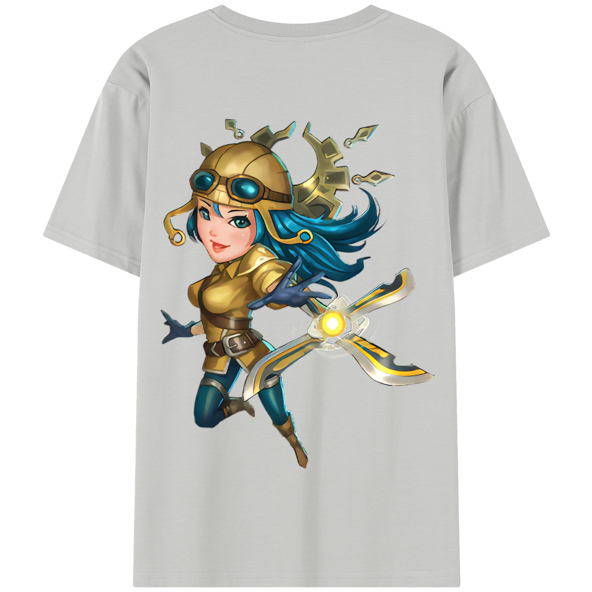 リーグ・オブ・レジェンド League of Legends LOL 綿100％半袖Tシャツ（背面プリント）
