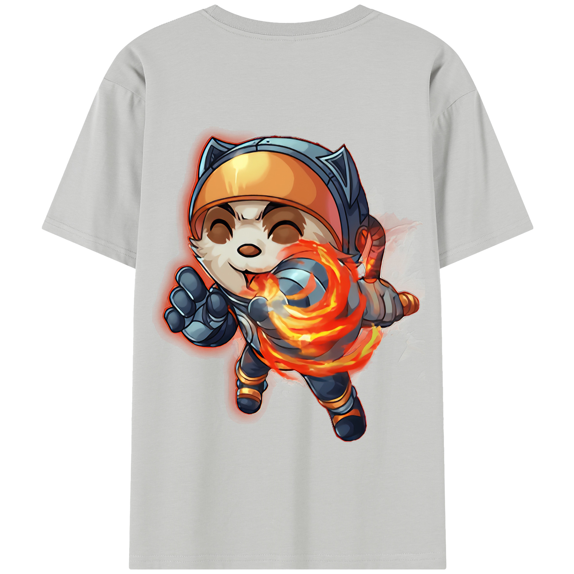 リーグ・オブ・レジェンド League of Legends LOL 綿100％半袖Tシャツ（背面プリント）