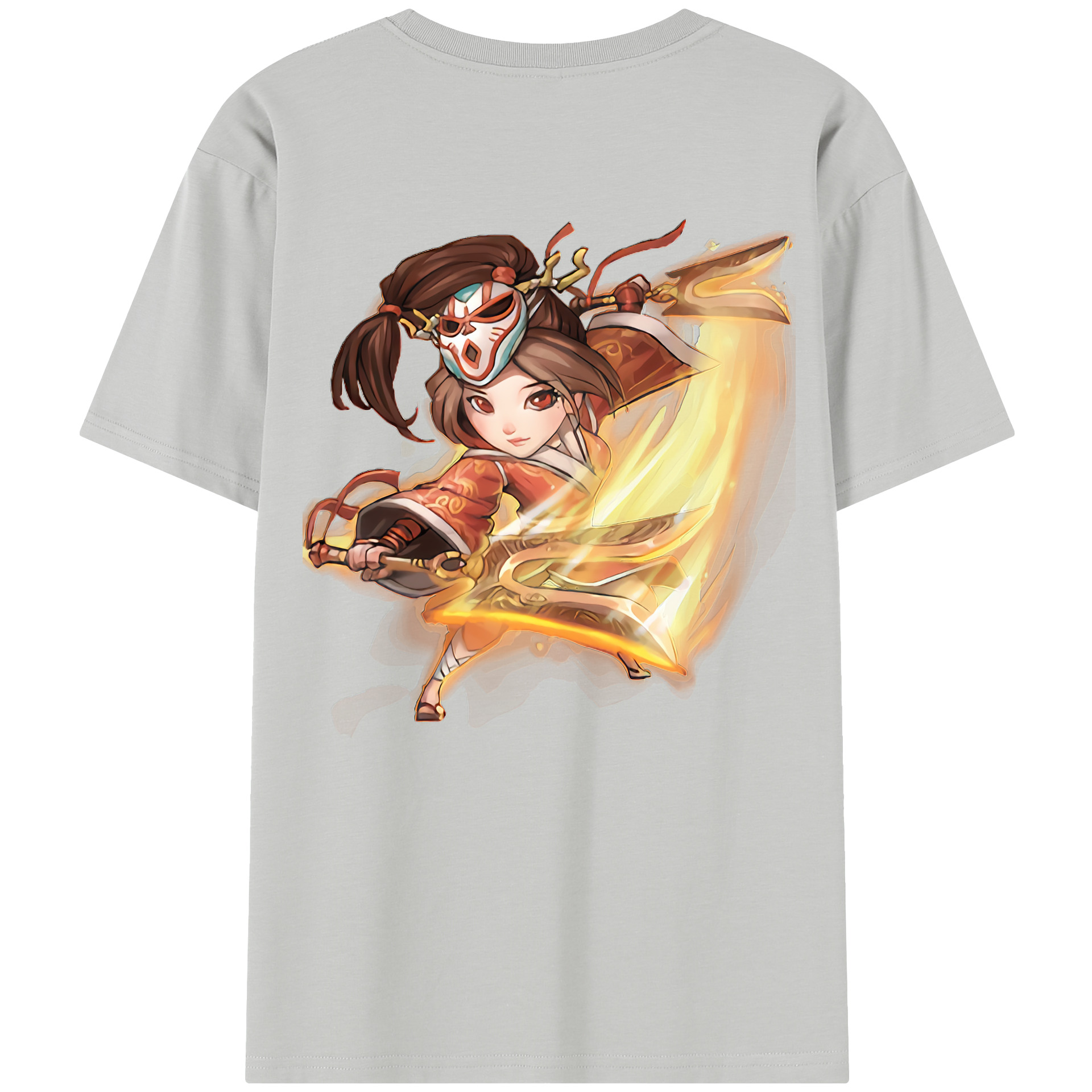 リーグ・オブ・レジェンド League of Legends LOL 綿100％半袖Tシャツ（背面プリント）