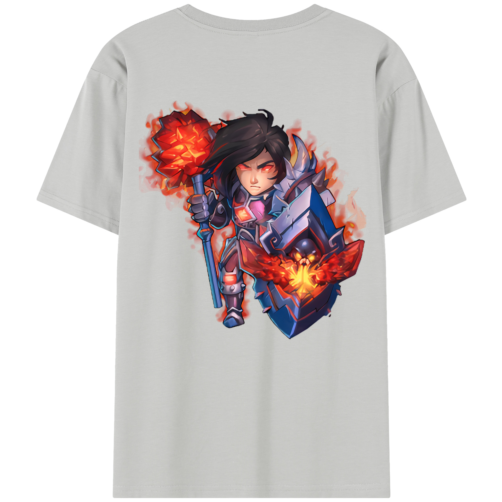 リーグ・オブ・レジェンド League of Legends LOL 綿100％半袖Tシャツ（背面プリント）