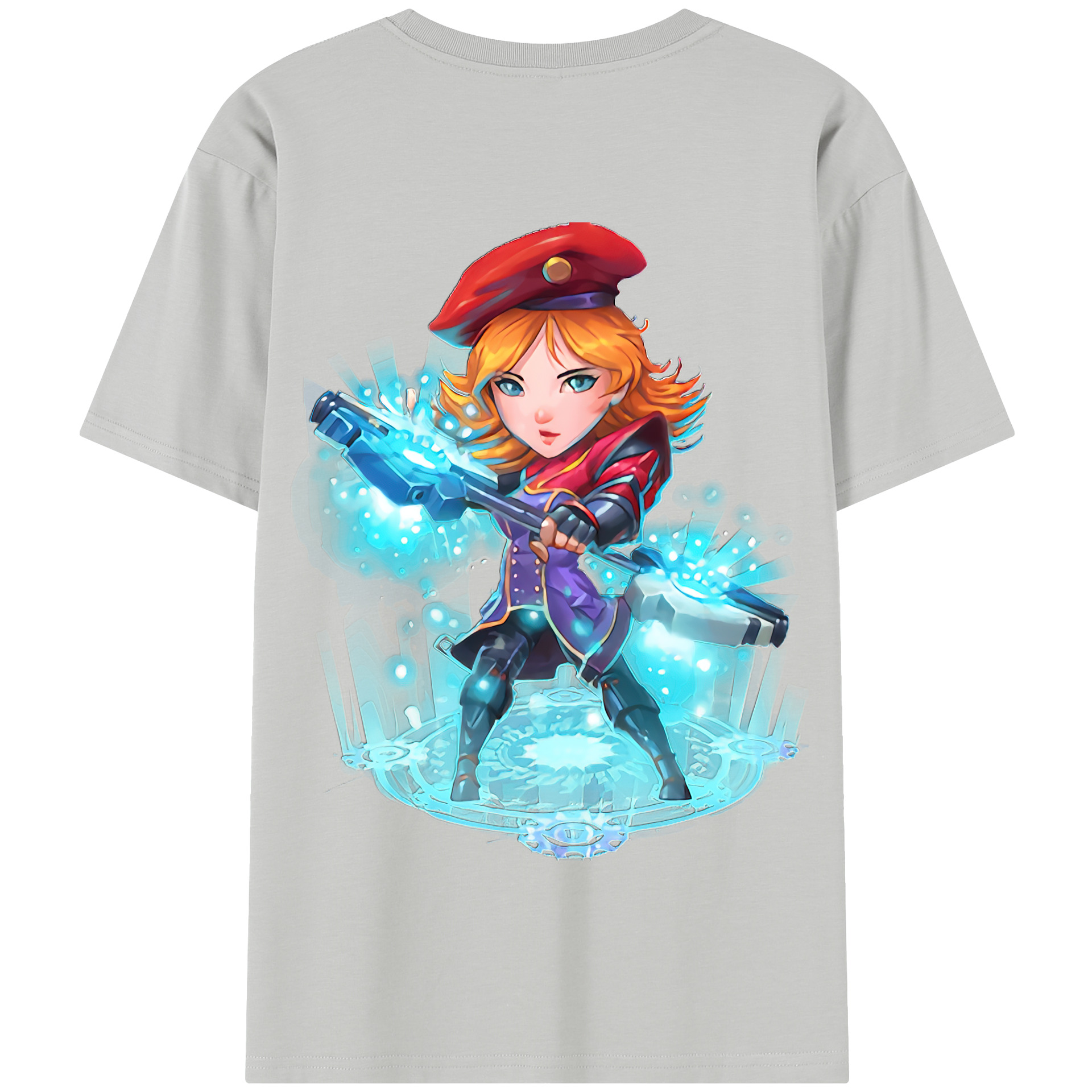 リーグ・オブ・レジェンド League of Legends LOL 綿100％半袖Tシャツ（背面プリント）