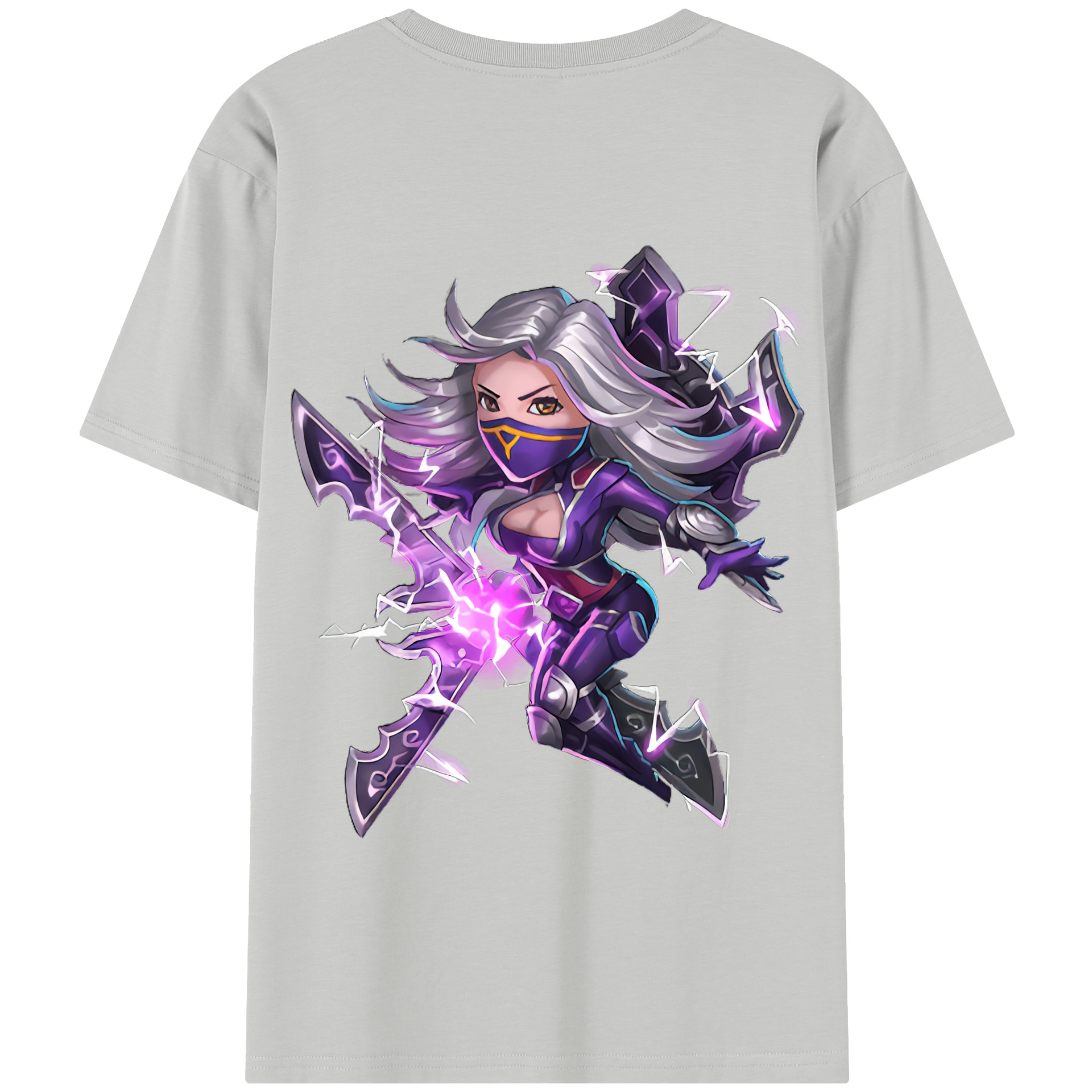 リーグ・オブ・レジェンド League of Legends LOL 綿100％半袖Tシャツ（背面プリント）