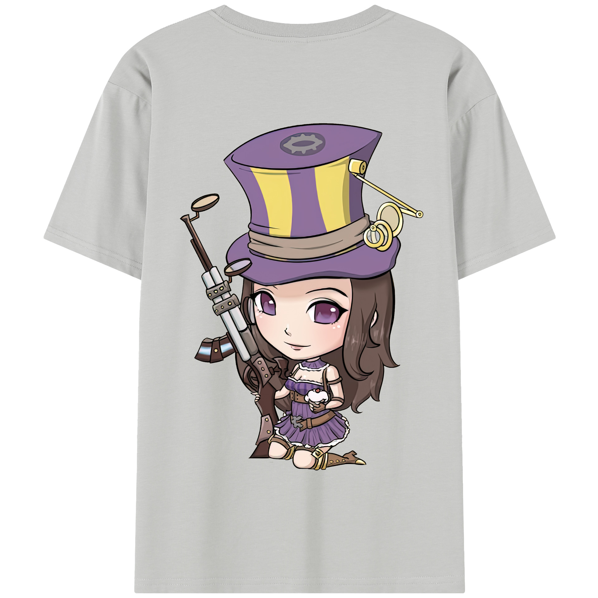 リーグ・オブ・レジェンド League of Legends LOL 綿100％半袖Tシャツ（背面プリント）