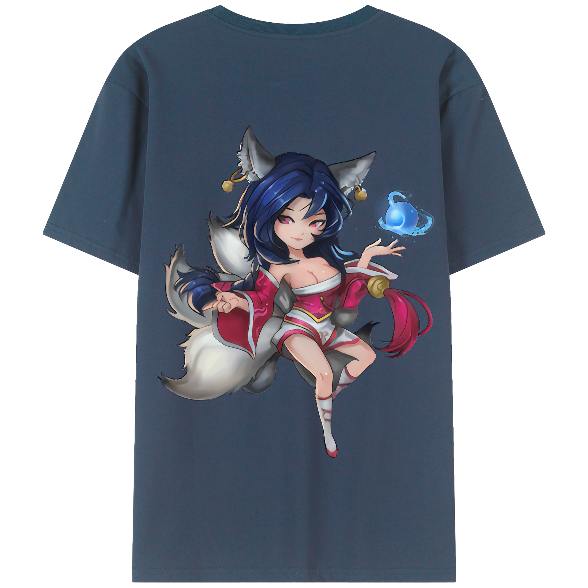 リーグ・オブ・レジェンド League of Legends LOL 綿100％半袖Tシャツ（背面プリント）