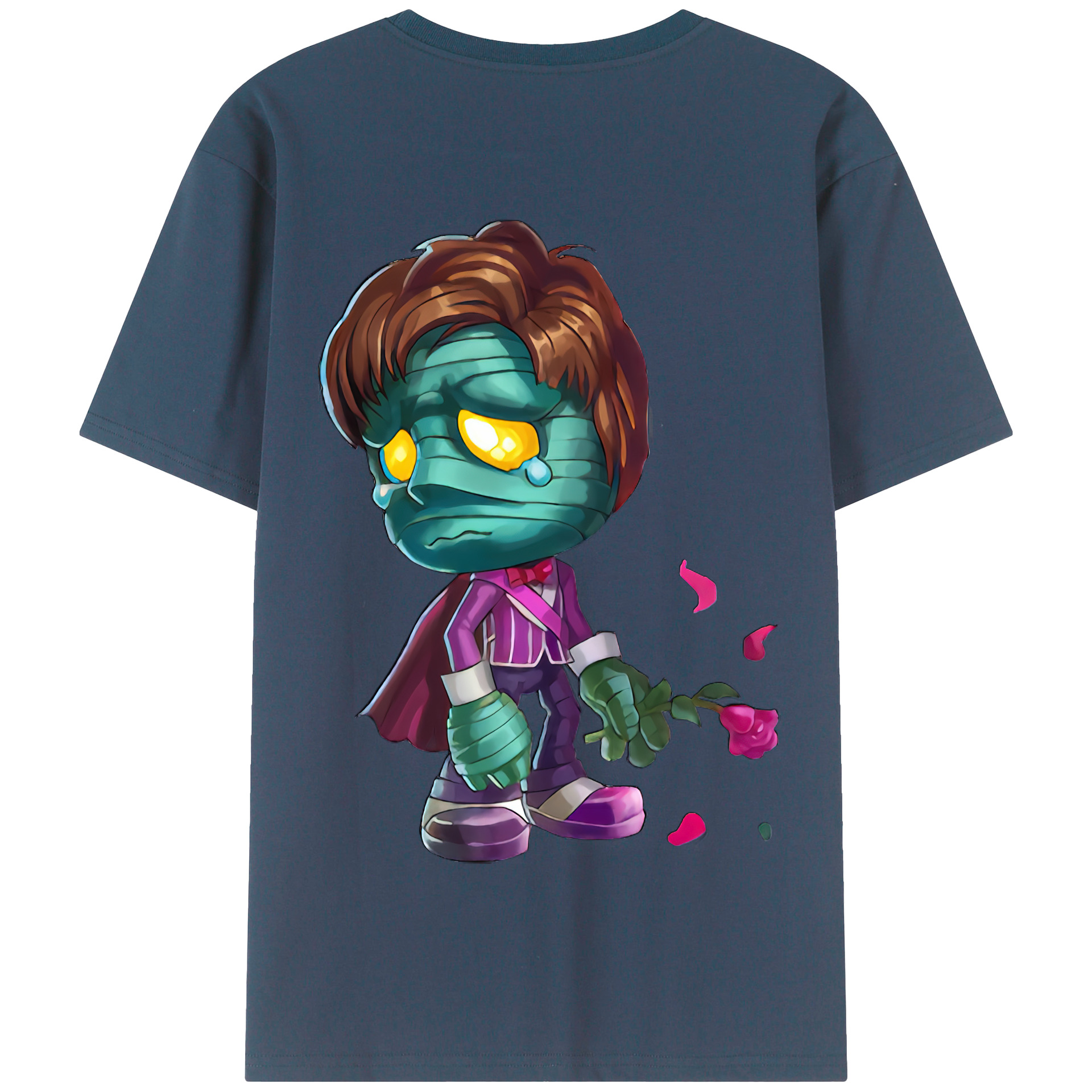 リーグ・オブ・レジェンド League of Legends LOL 綿100％半袖Tシャツ（背面プリント）