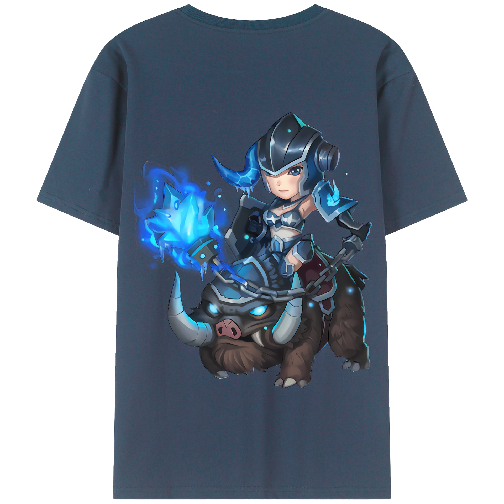 リーグ・オブ・レジェンド League of Legends LOL 綿100％半袖Tシャツ（背面プリント）