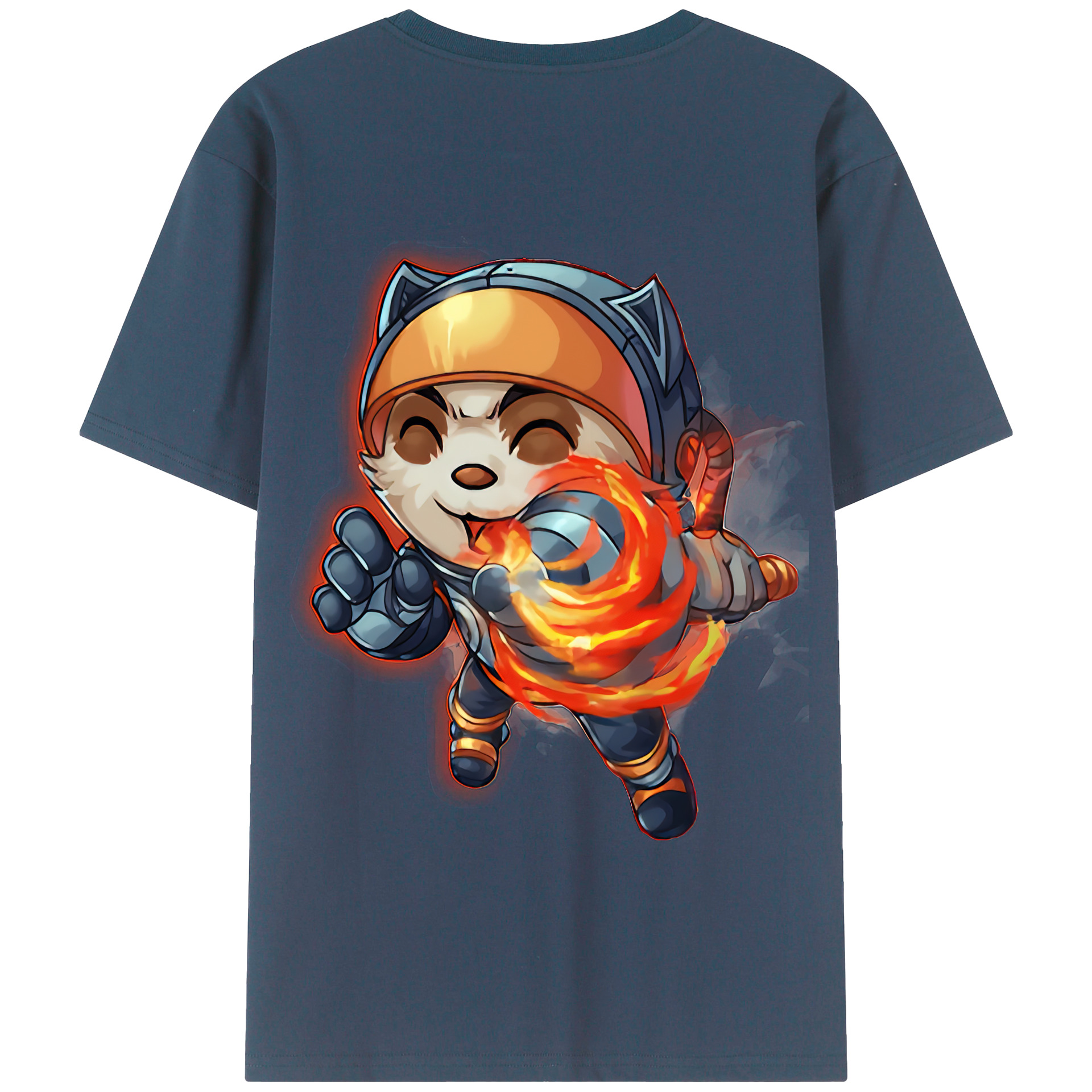 リーグ・オブ・レジェンド League of Legends LOL 綿100％半袖Tシャツ（背面プリント）