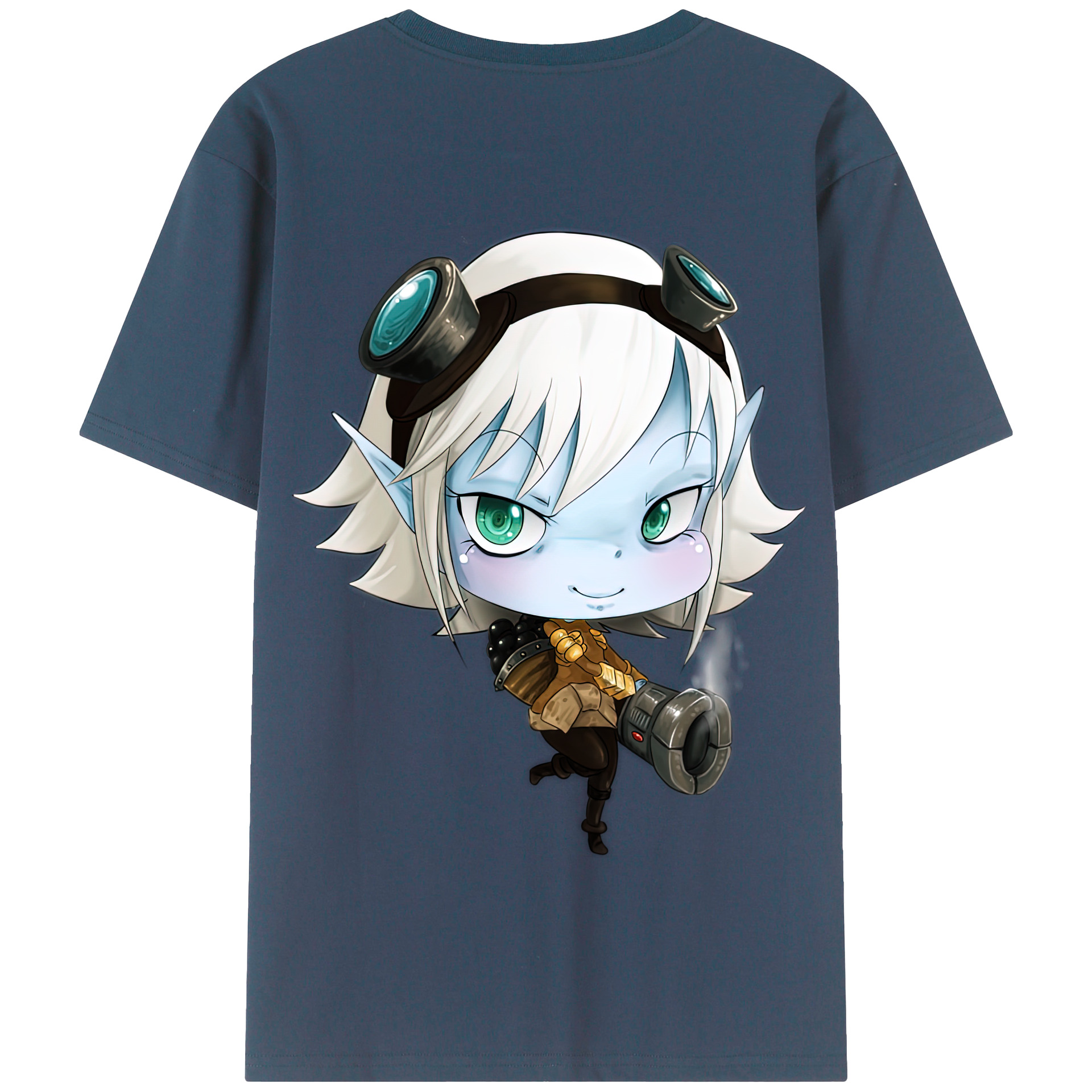 リーグ・オブ・レジェンド League of Legends LOL 綿100％半袖Tシャツ（背面プリント）