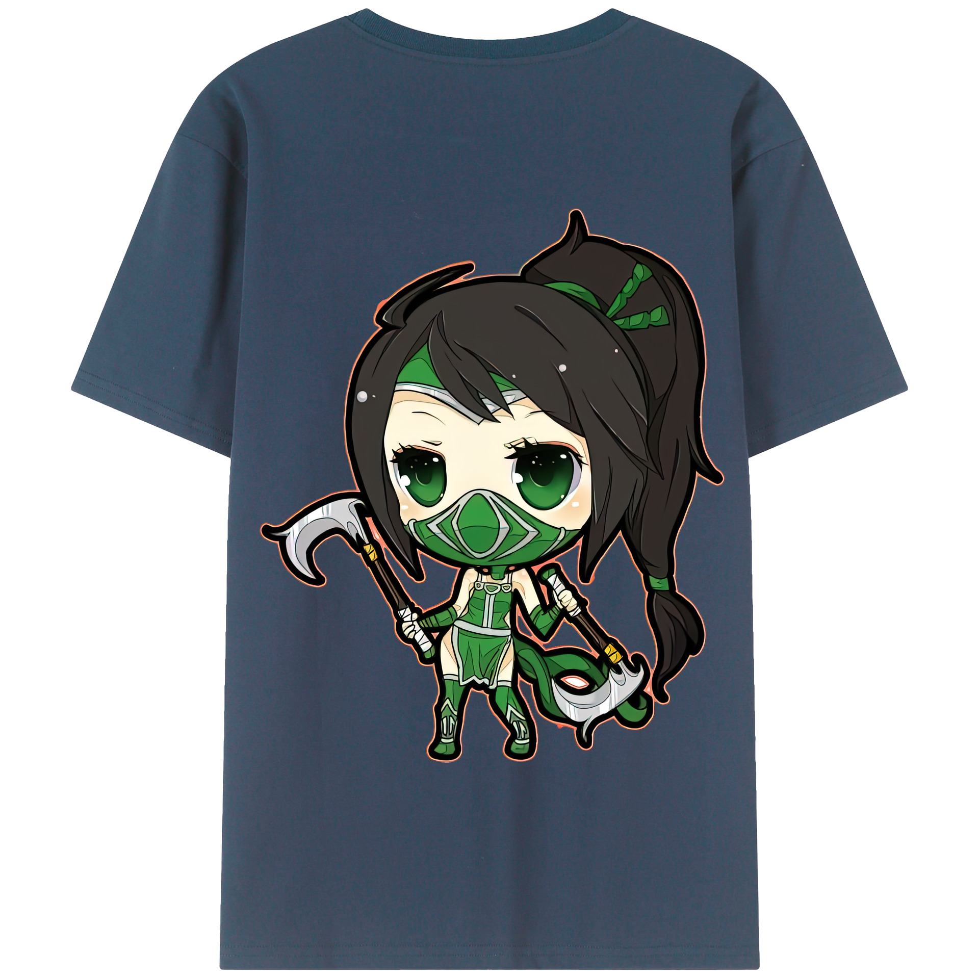 リーグ・オブ・レジェンド League of Legends LOL 綿100％半袖Tシャツ（背面プリント）