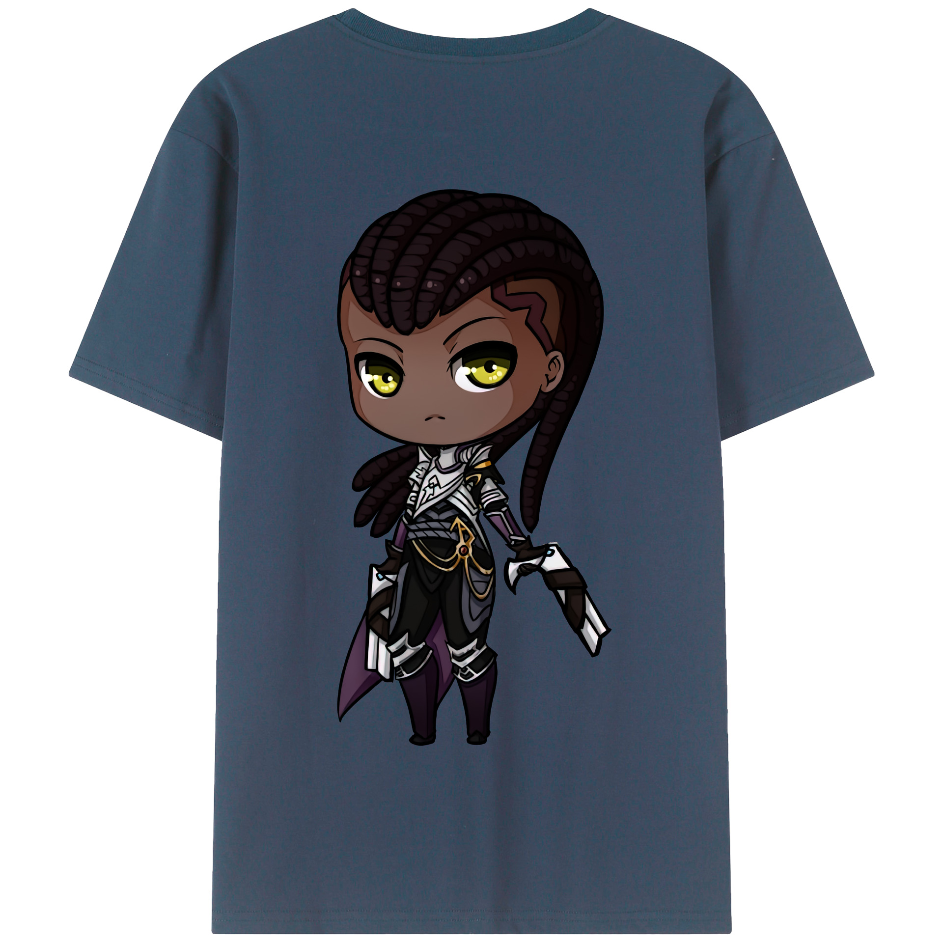 リーグ・オブ・レジェンド League of Legends LOL 綿100％半袖Tシャツ（背面プリント）