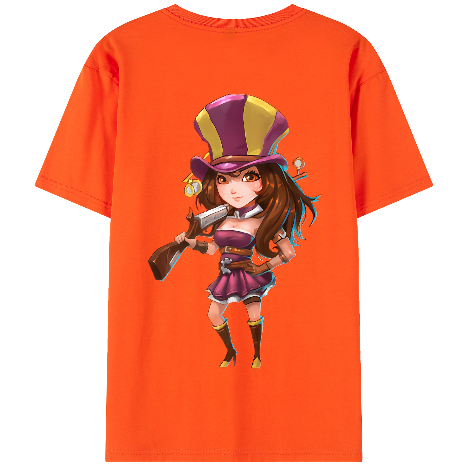 リーグ・オブ・レジェンド League of Legends LOL 綿100％半袖Tシャツ（背面プリント）