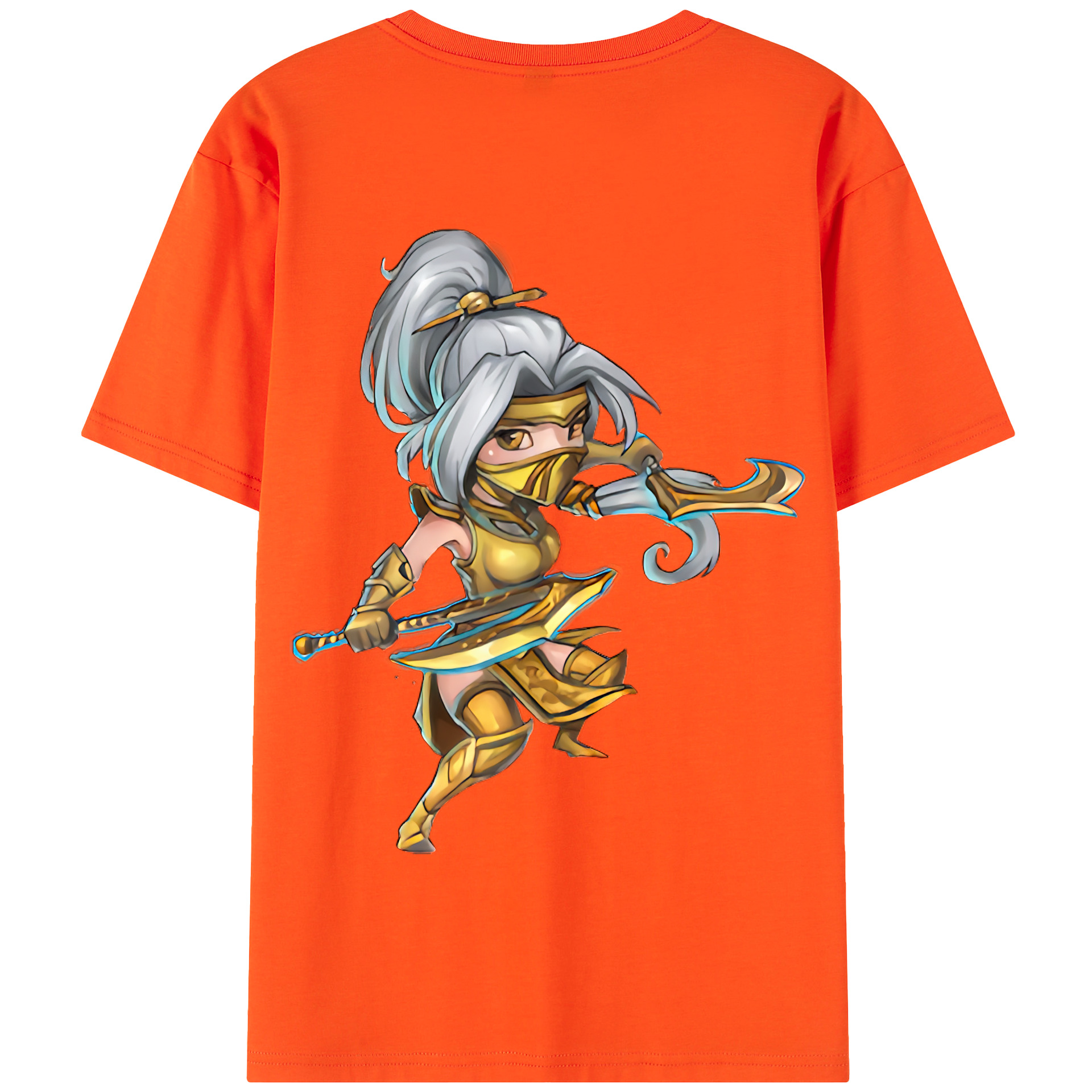 リーグ・オブ・レジェンド League of Legends LOL 綿100％半袖Tシャツ（背面プリント）