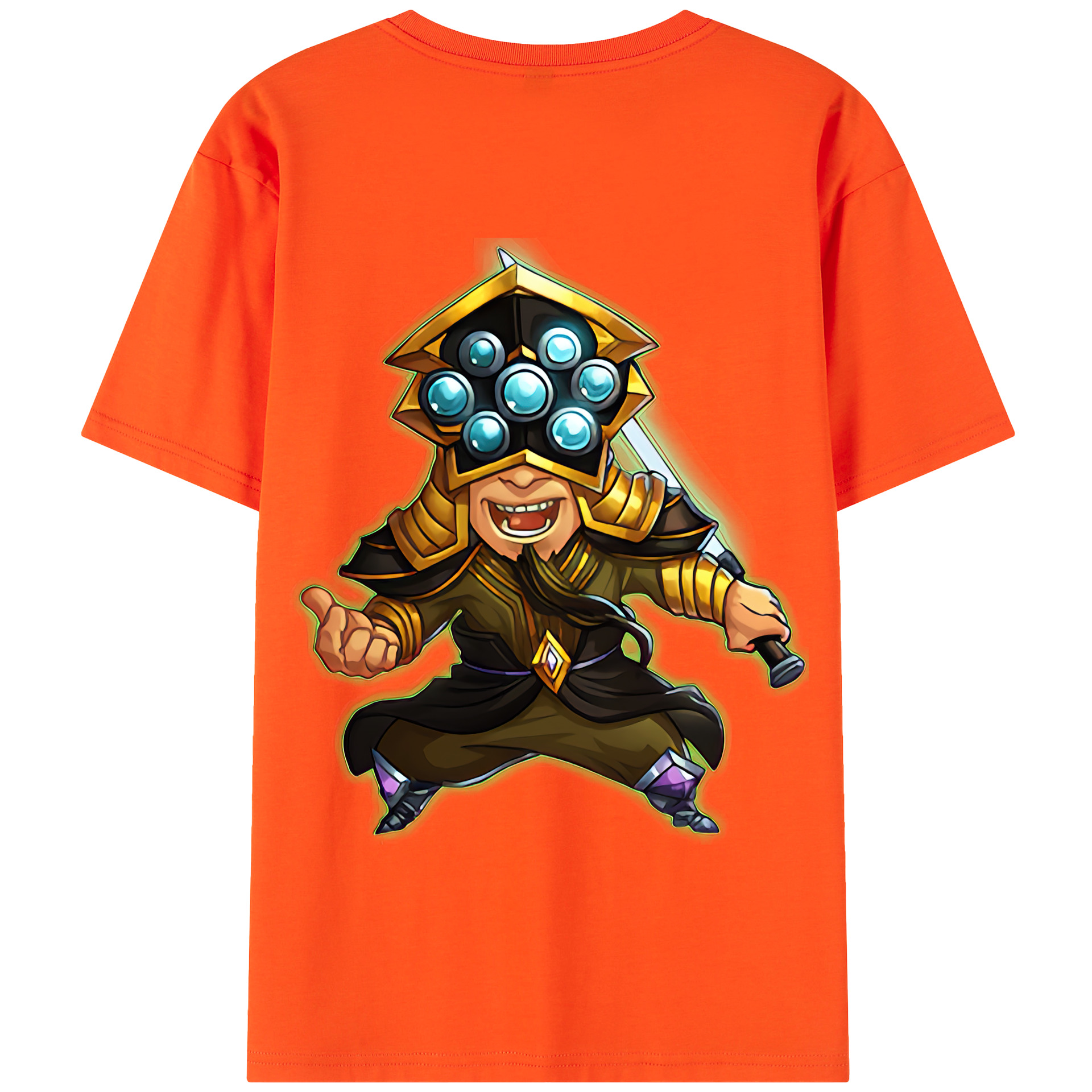 リーグ・オブ・レジェンド League of Legends LOL 綿100％半袖Tシャツ（背面プリント）