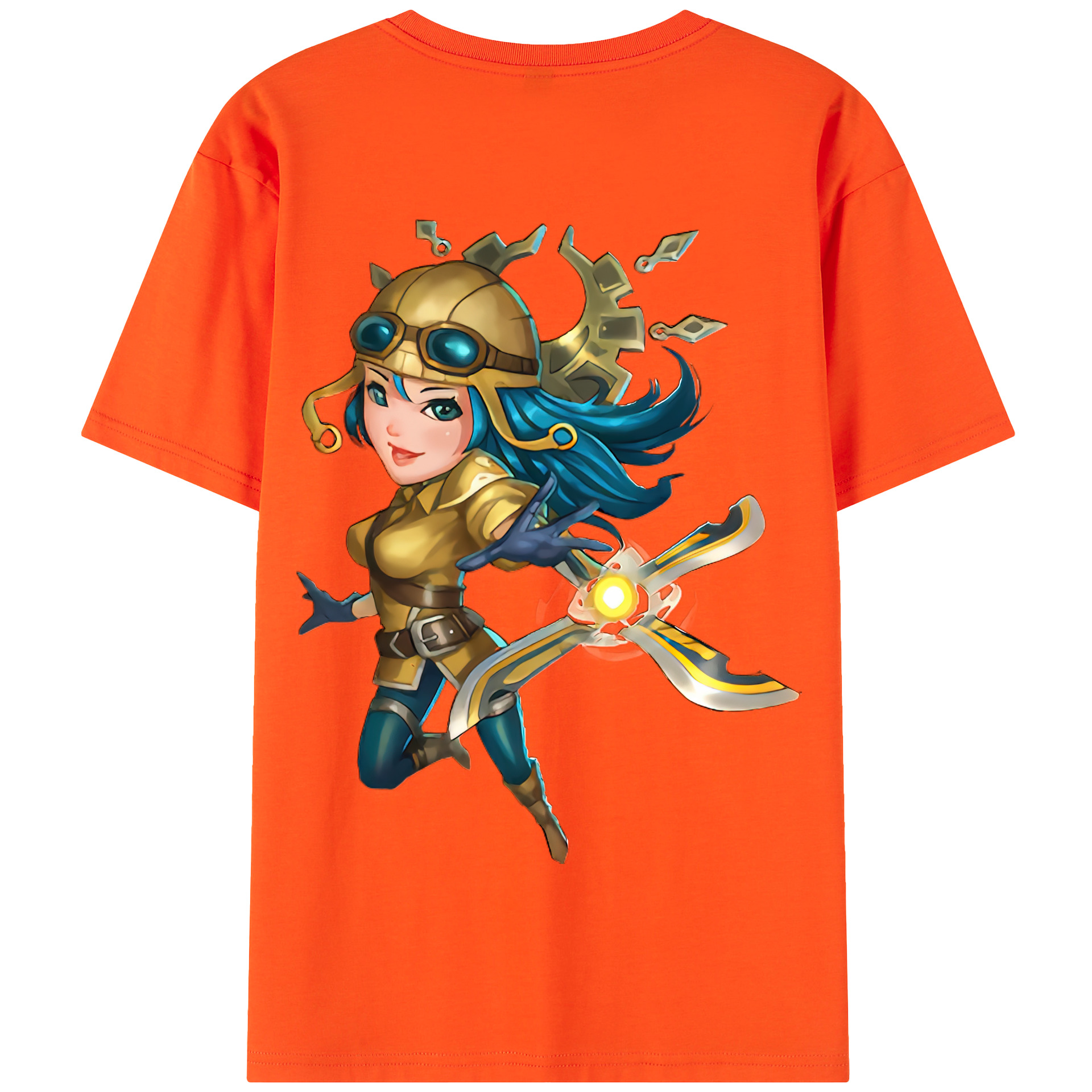 リーグ・オブ・レジェンド League of Legends LOL 綿100％半袖Tシャツ（背面プリント）